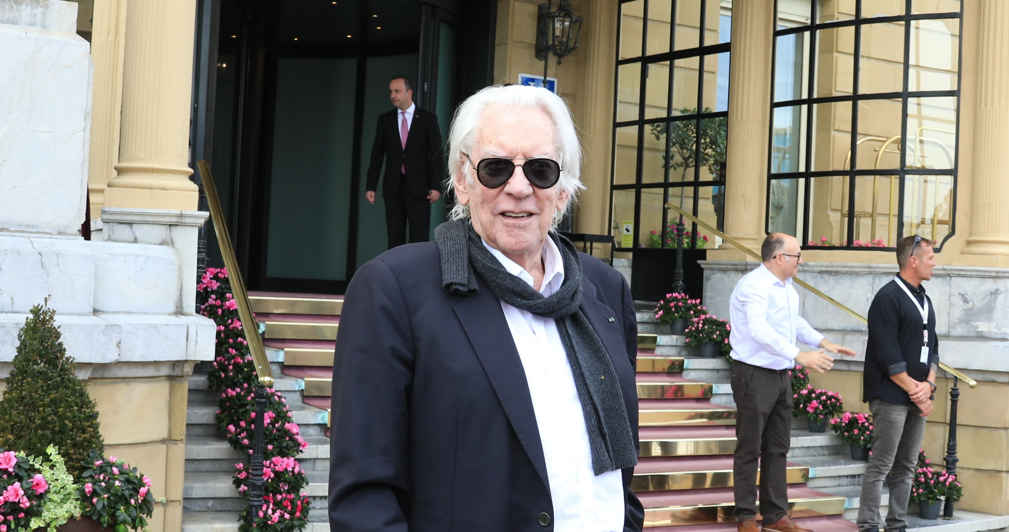 Donald Sutherland Arrives At 67th San Sebastian Film Festival