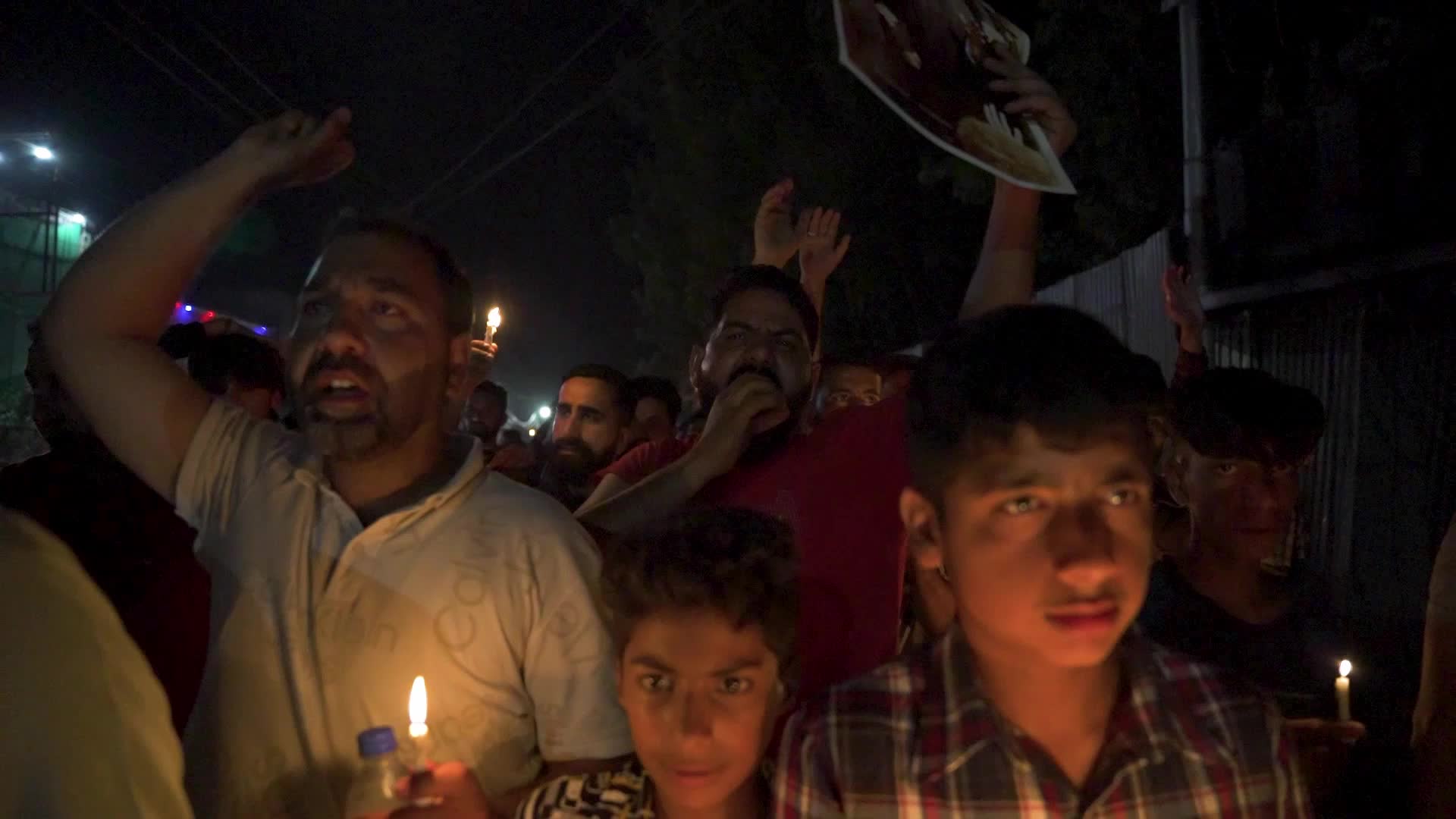 Rally in Kashmir Paying Tribute to Iranian President Raisi and others.