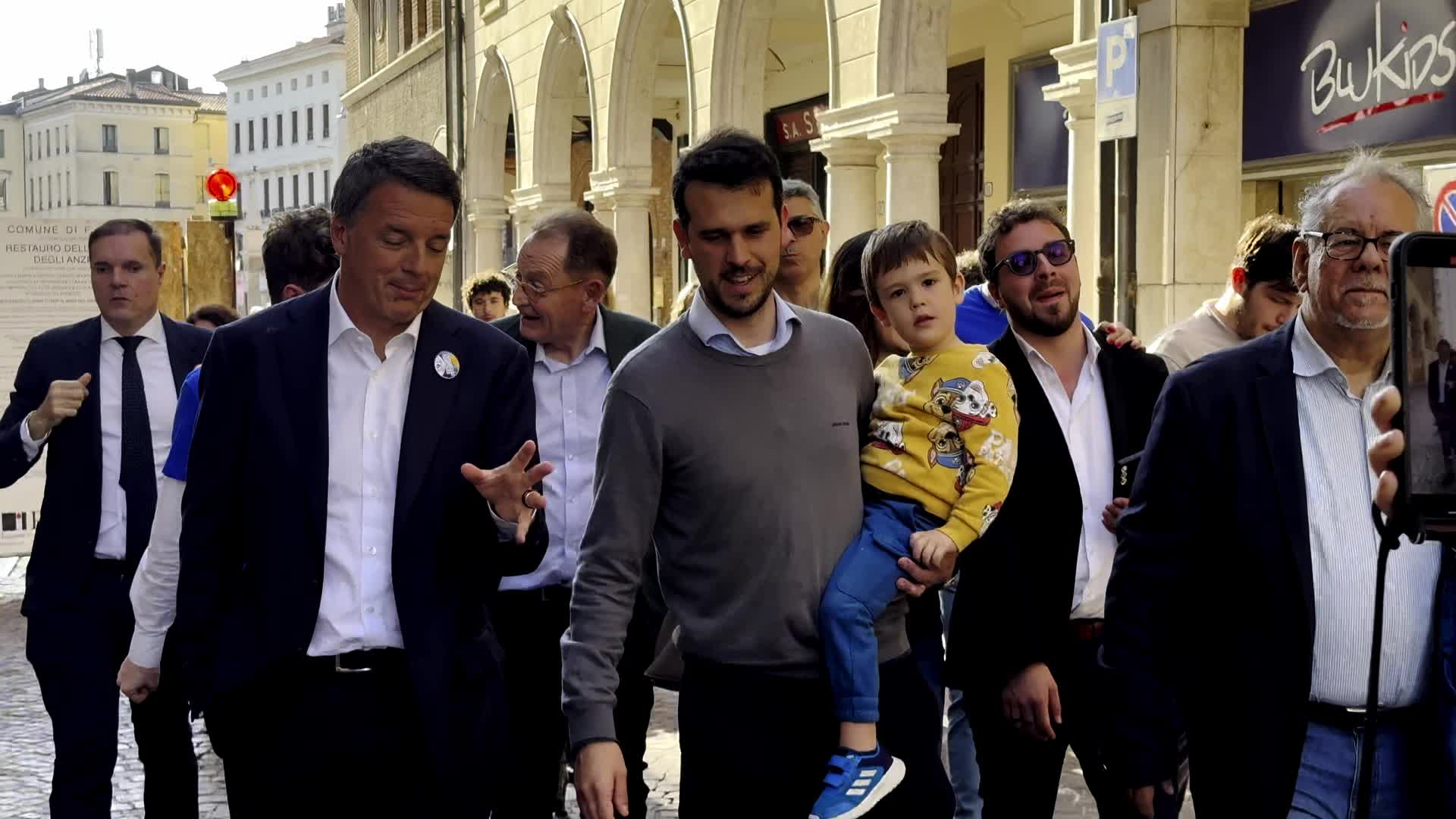 Matteo Renzi in Padua