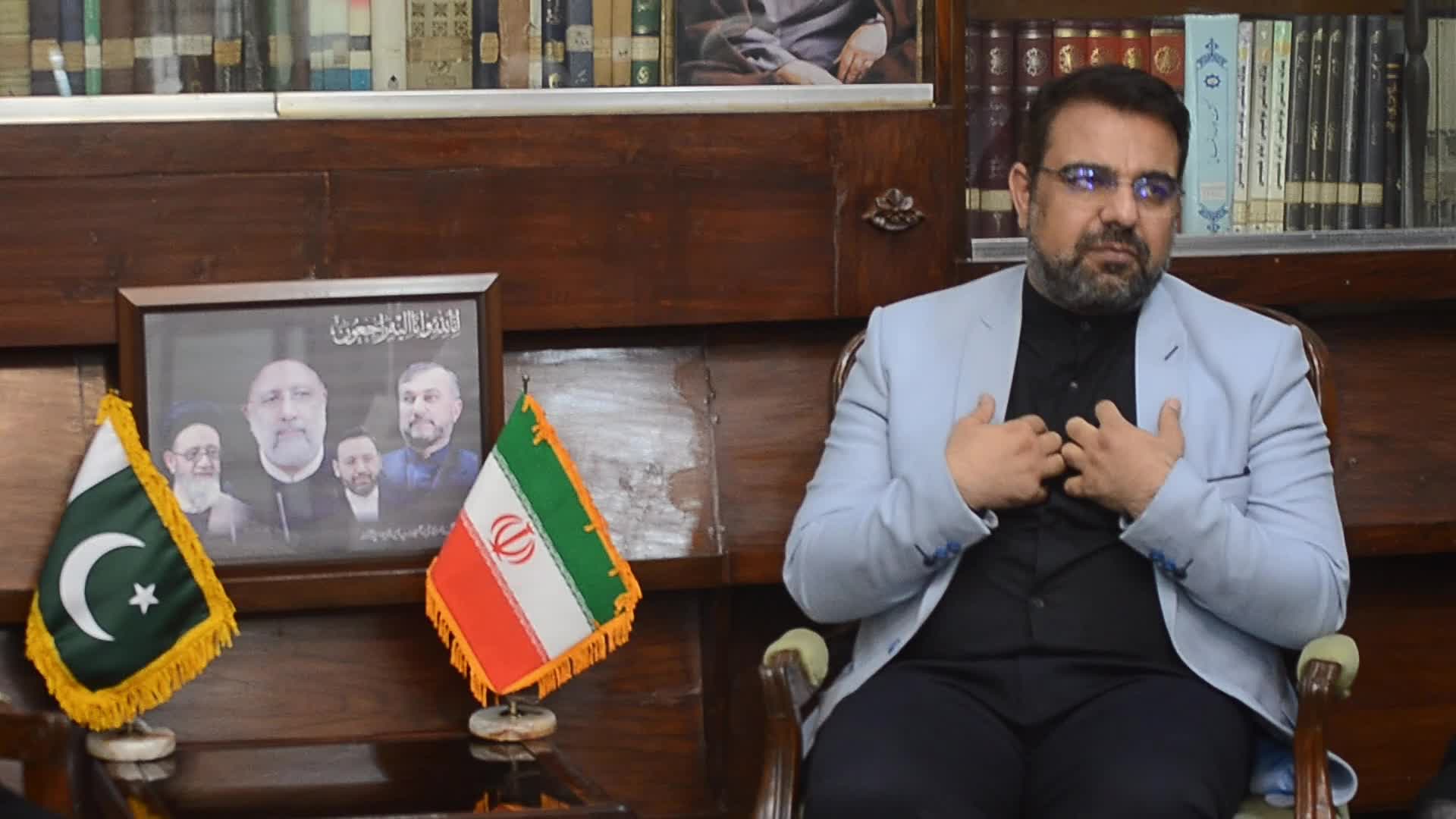 Reactions in Pakistan after Iranian President Raisi's death in helicopter crash 