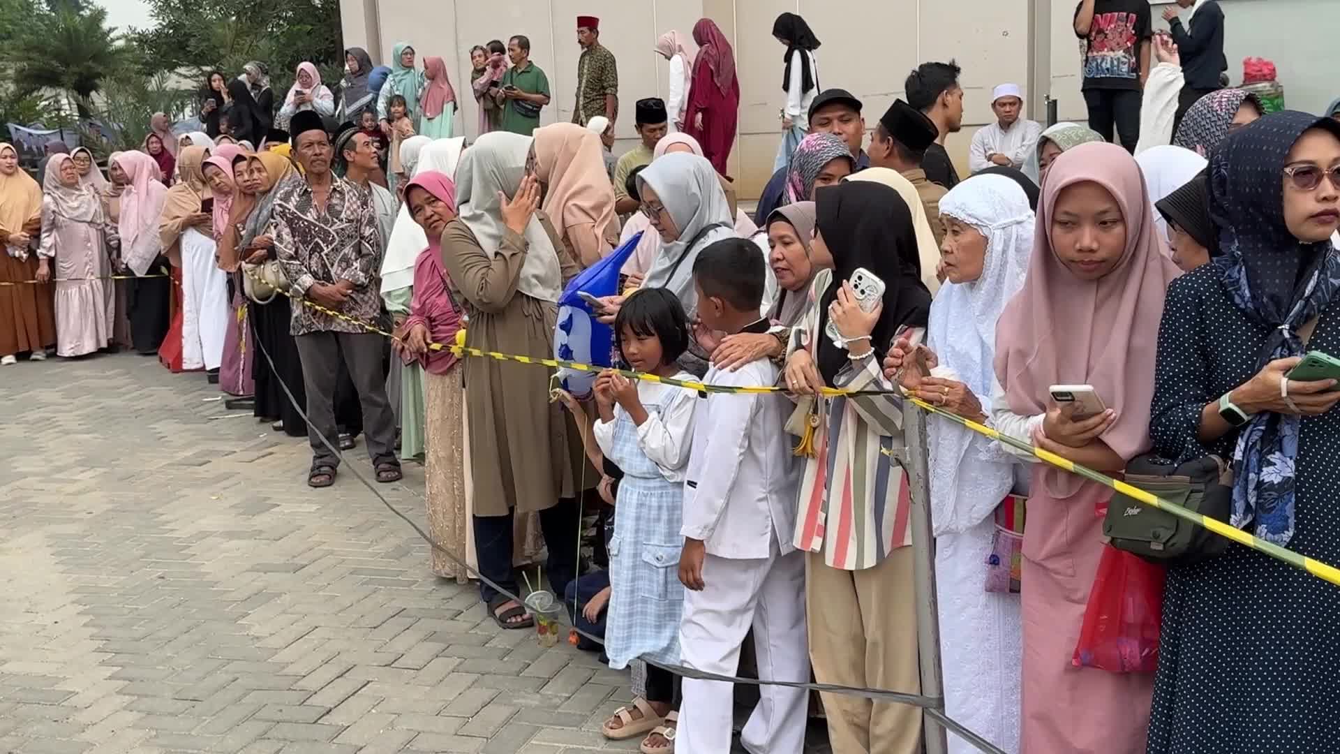 Pilgrimage Hajj to Mecca farewell in Indonesia