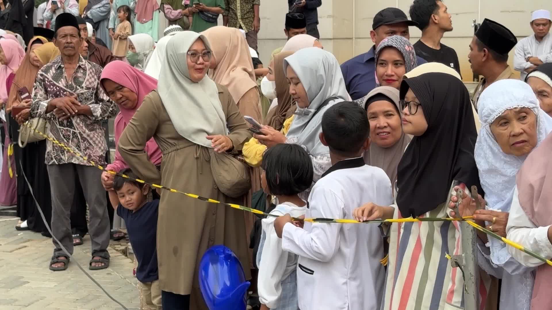 Pilgrimage Hajj to Mecca farewell in Indonesia