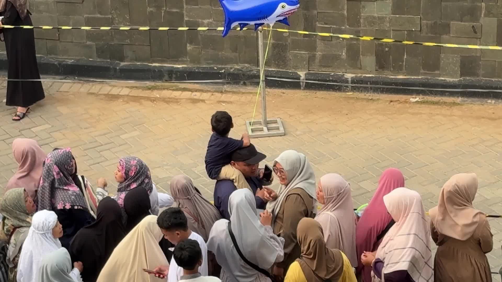 Pilgrimage Hajj to Mecca farewell in Indonesia