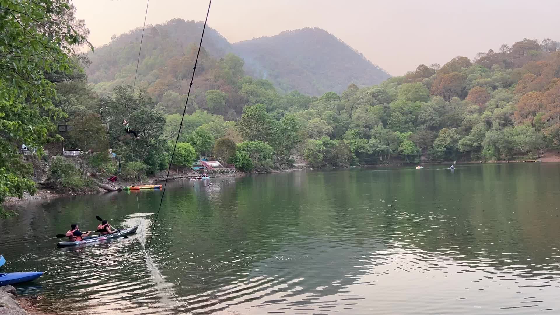 Daily life along Sattal Lake
