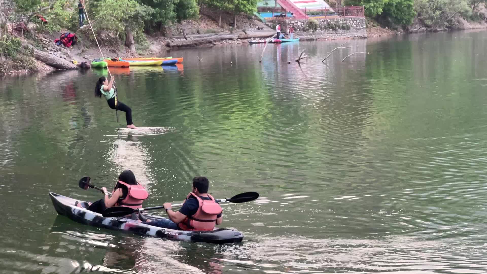 Daily life along Sattal Lake