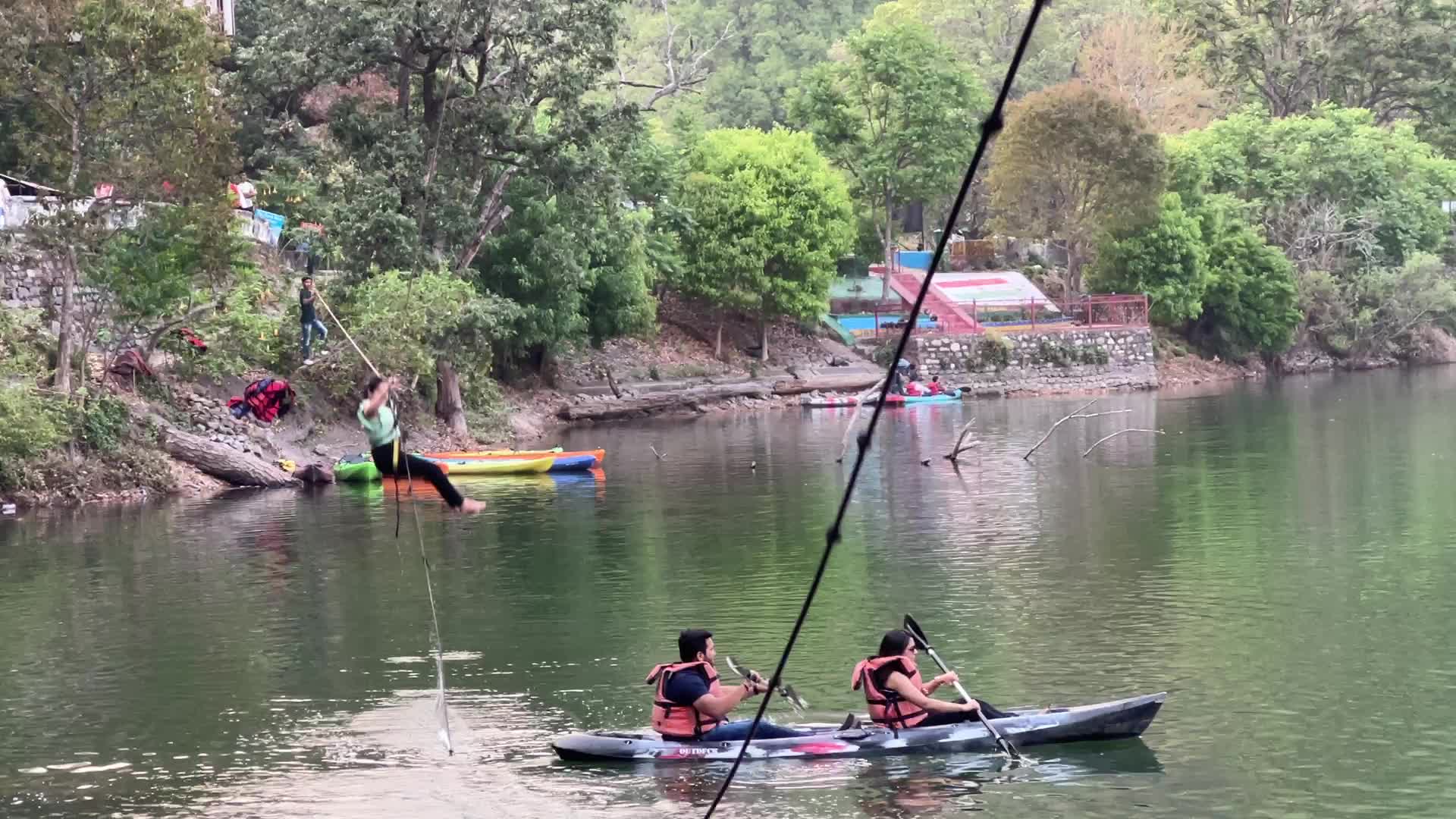 Daily life along Sattal Lake