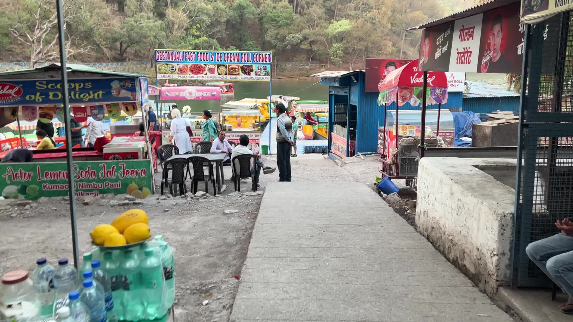 Daily life along Sattal Lake