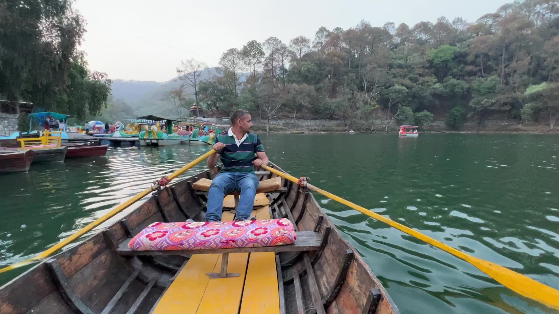 Daily life along Sattal Lake