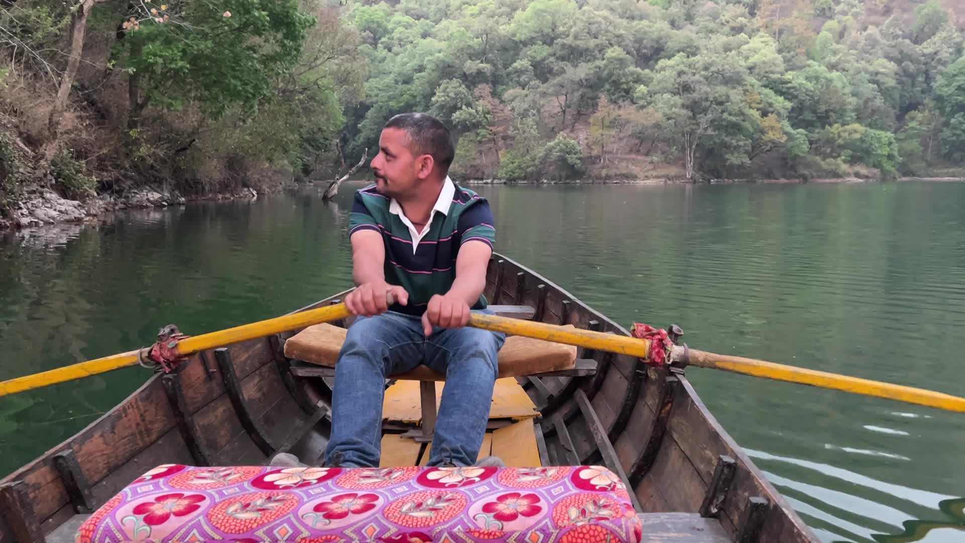 Daily life along Sattal Lake