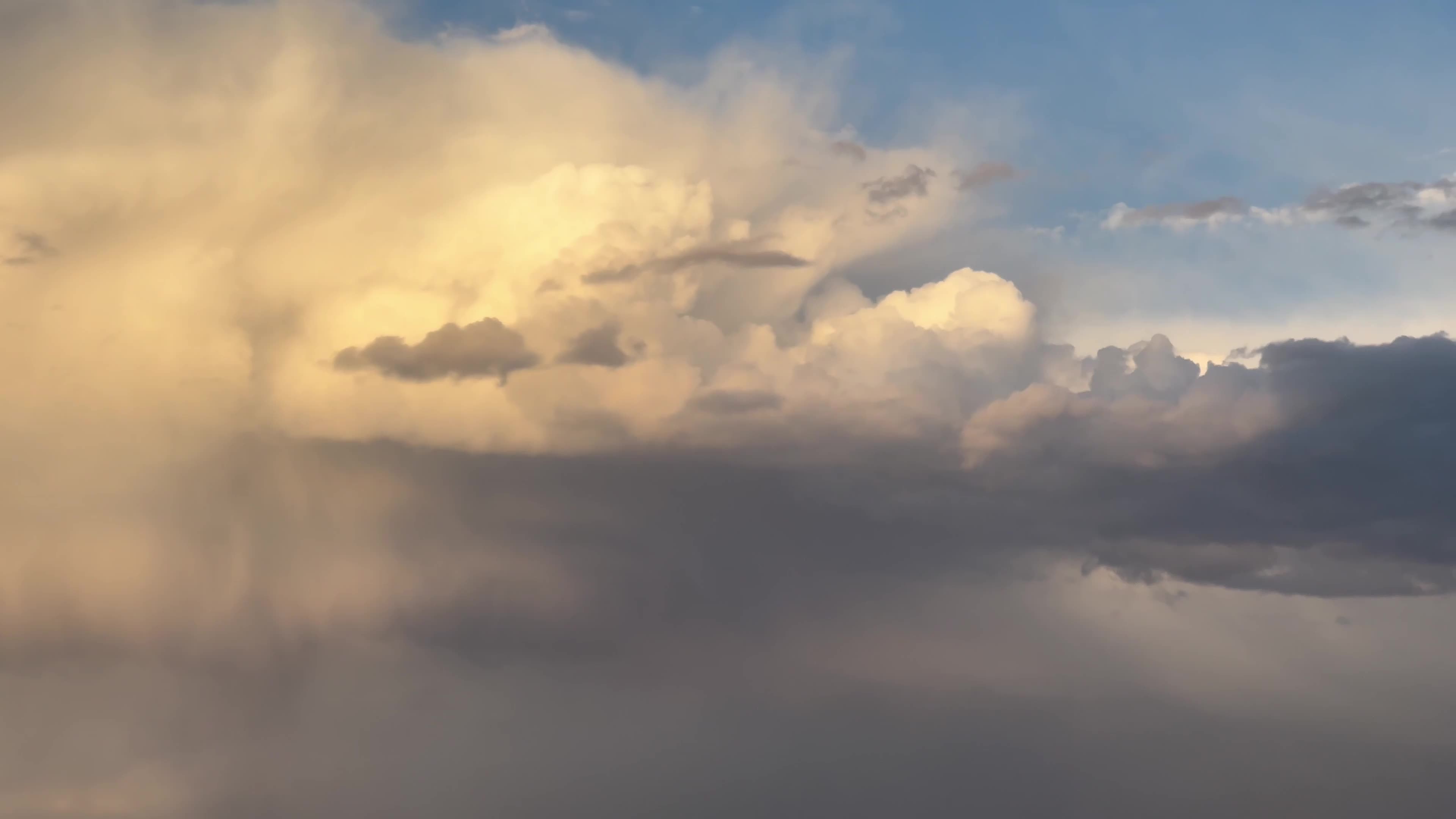 Rain Clouds Form at Dusk in Peshawar