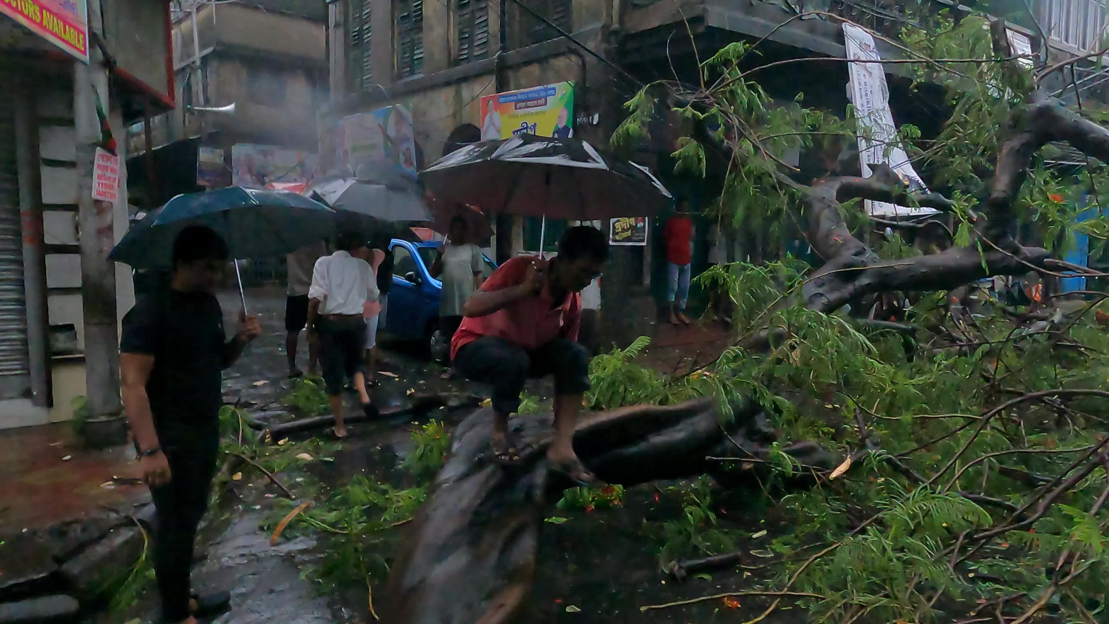 Aftermath of Cyclone Remal In India