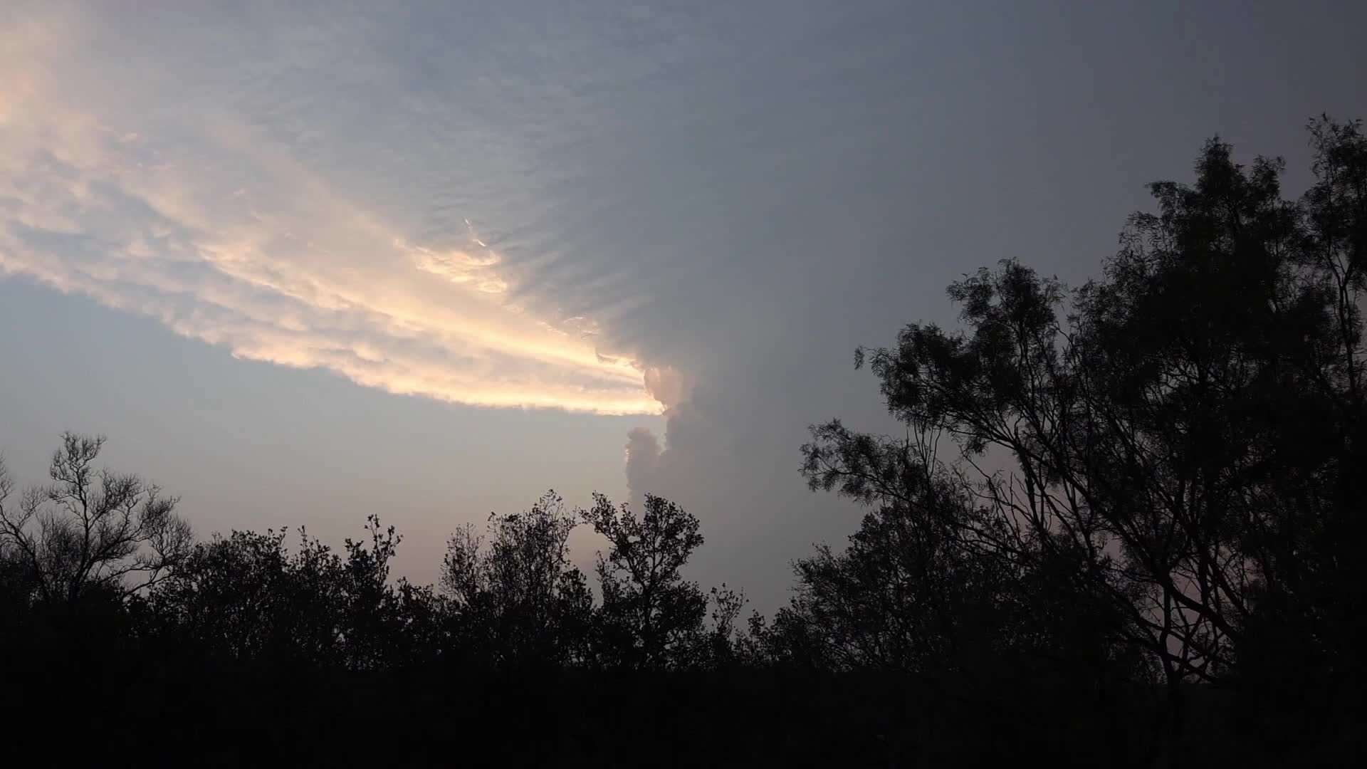 Thunderstorm in west Texas