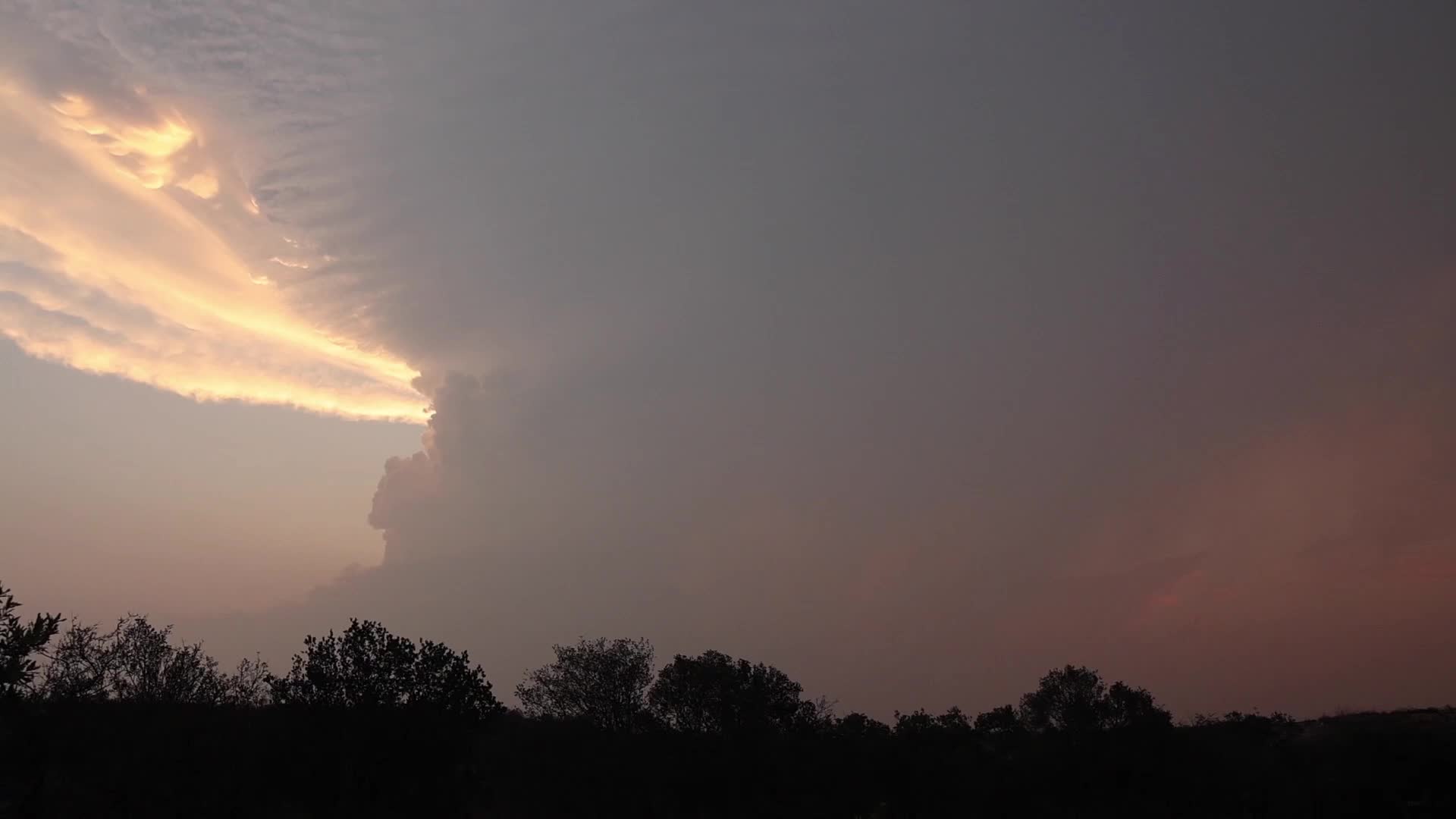 Thunderstorm in west Texas