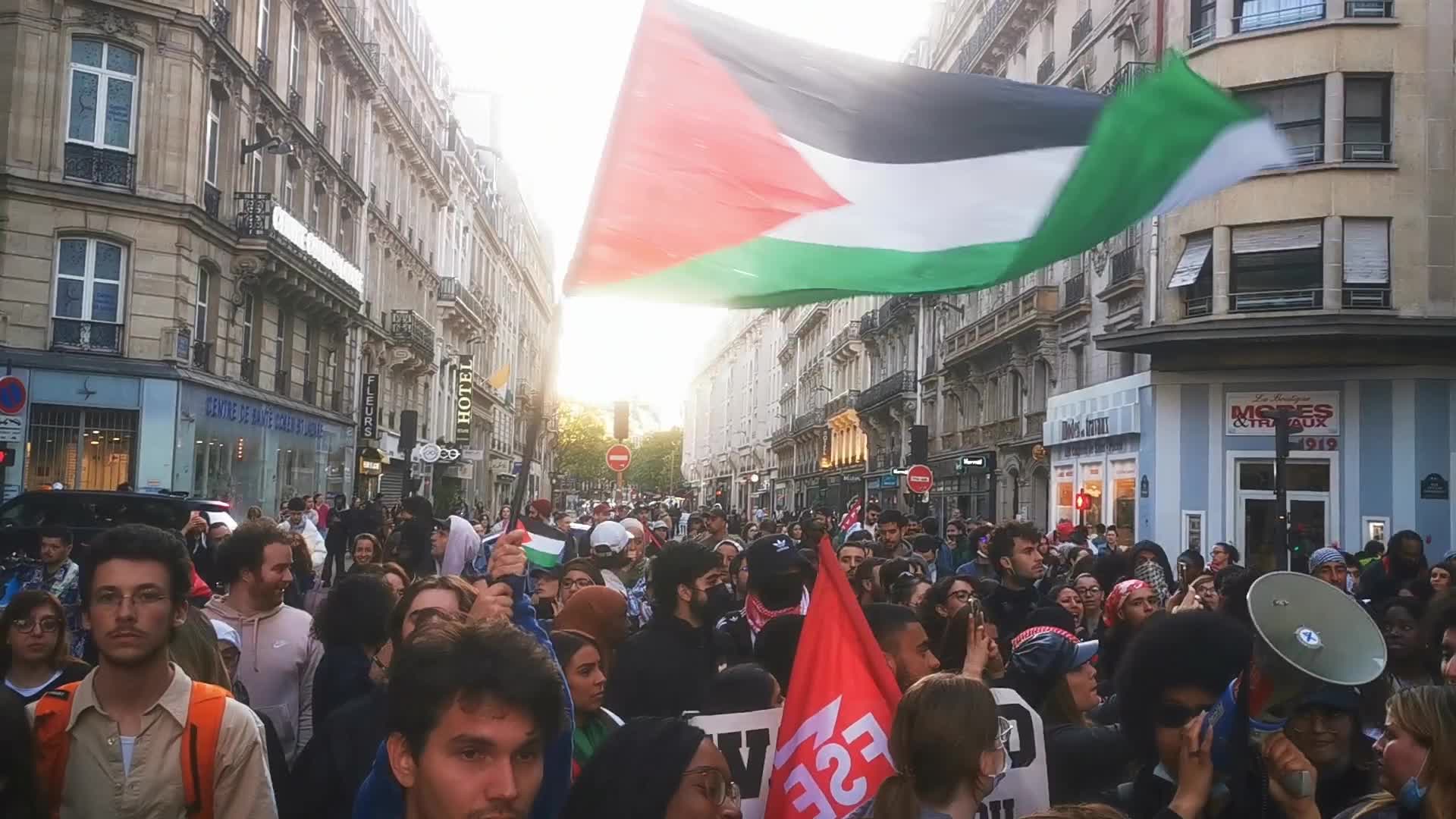 Pro Palestine Rally In Paris, France