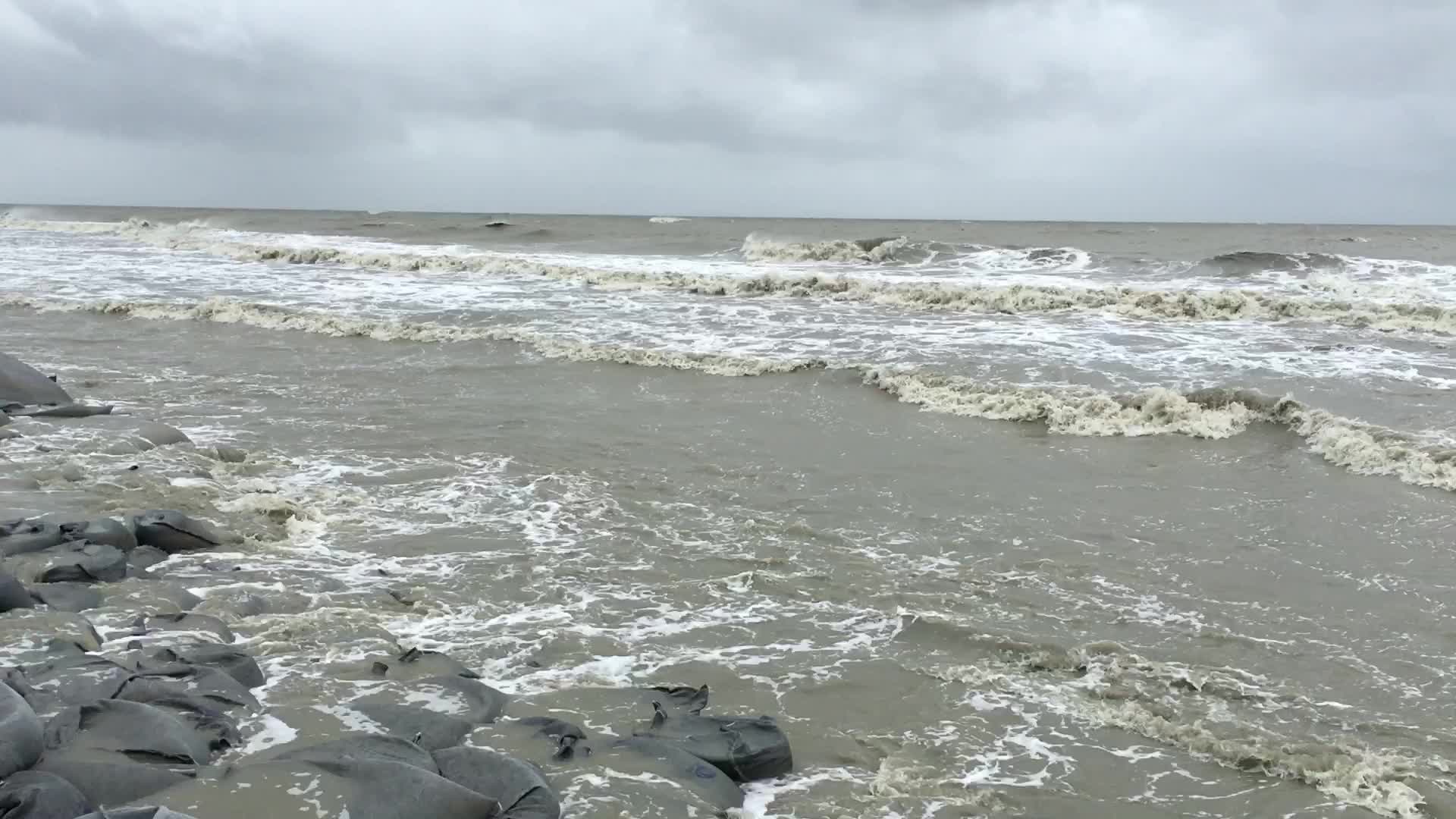 Cyclonr Remal at Kuakata Sea Beach