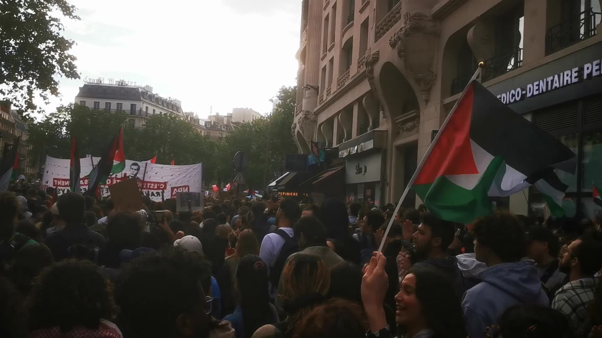 Pro Palestine Rally In Paris, France