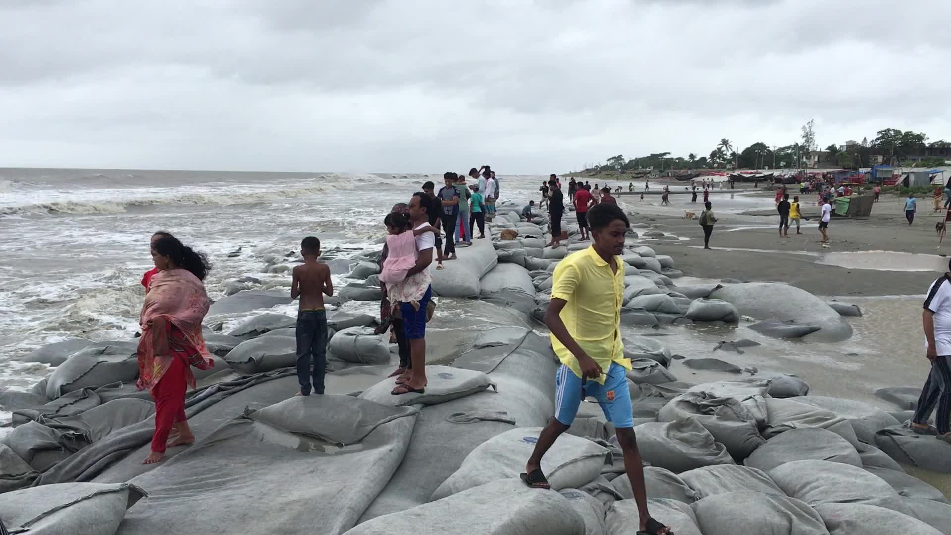 Cyclonr Remal at Kuakata Sea Beach