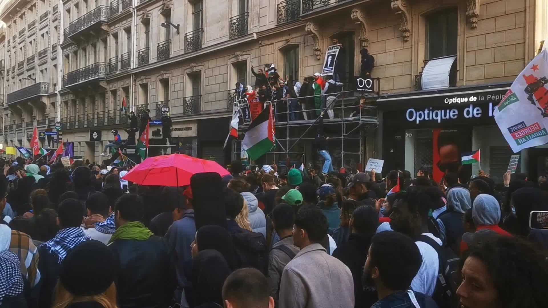 Pro Palestine Rally In Paris, France