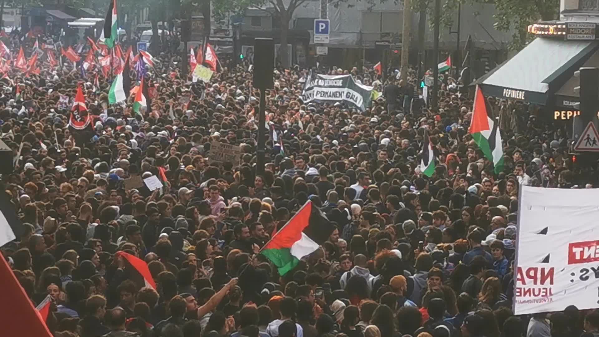 Pro Palestine Rally In Paris, France