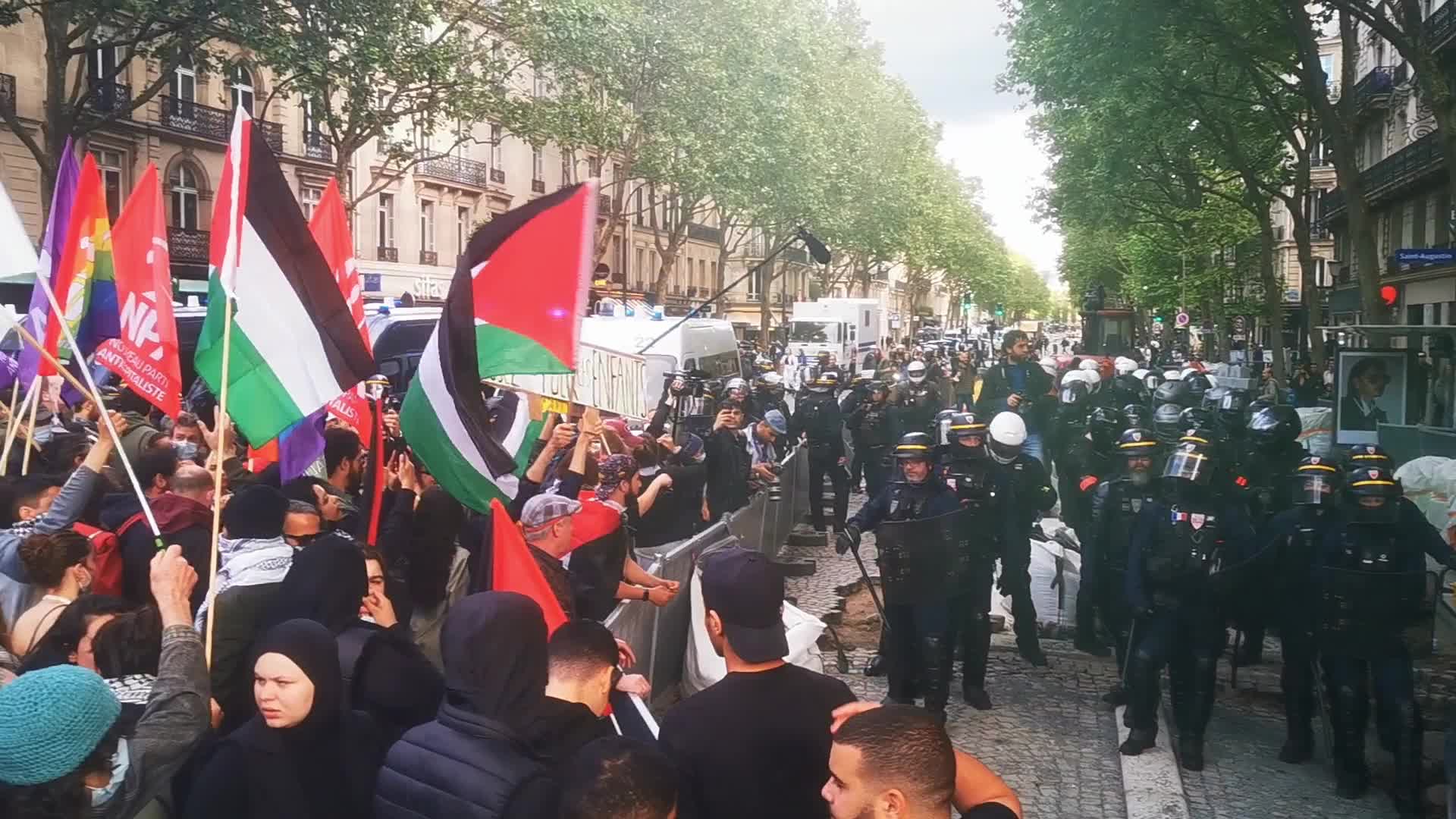 Pro Palestine Rally In Paris, France