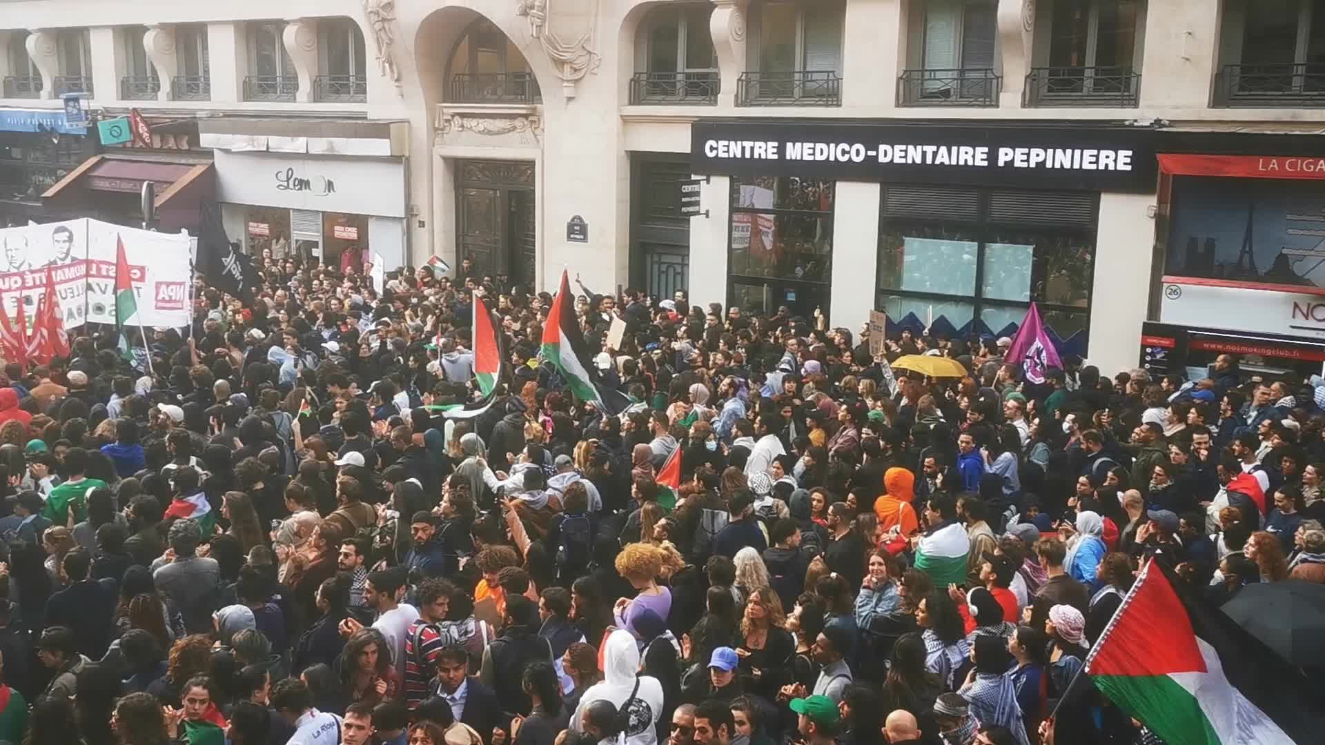 Pro Palestine Rally In Paris, France