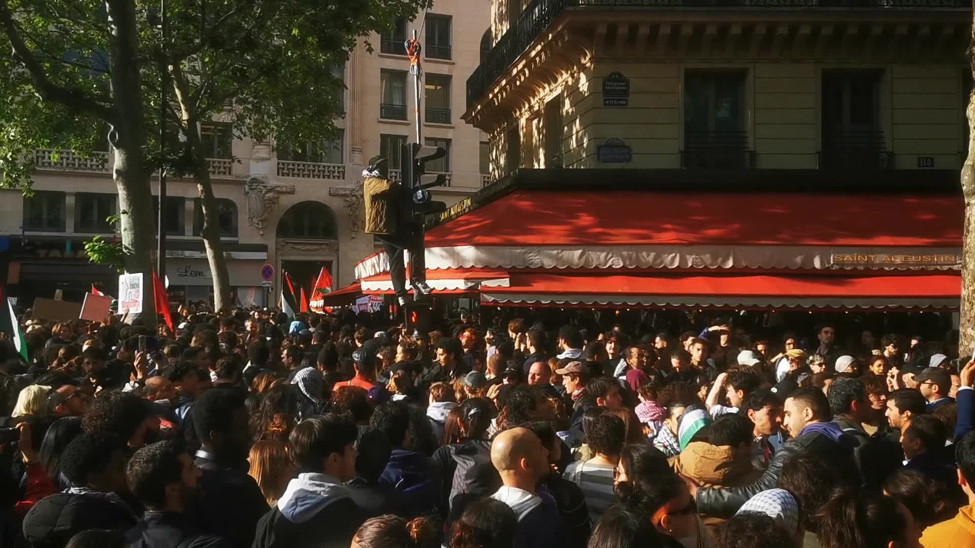 Pro Palestine Rally In Paris, France
