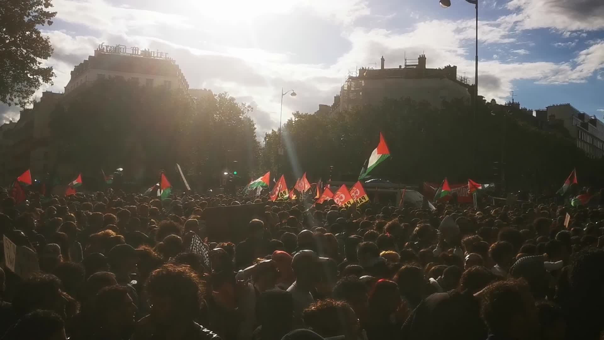 Pro Palestine Rally In Paris, France