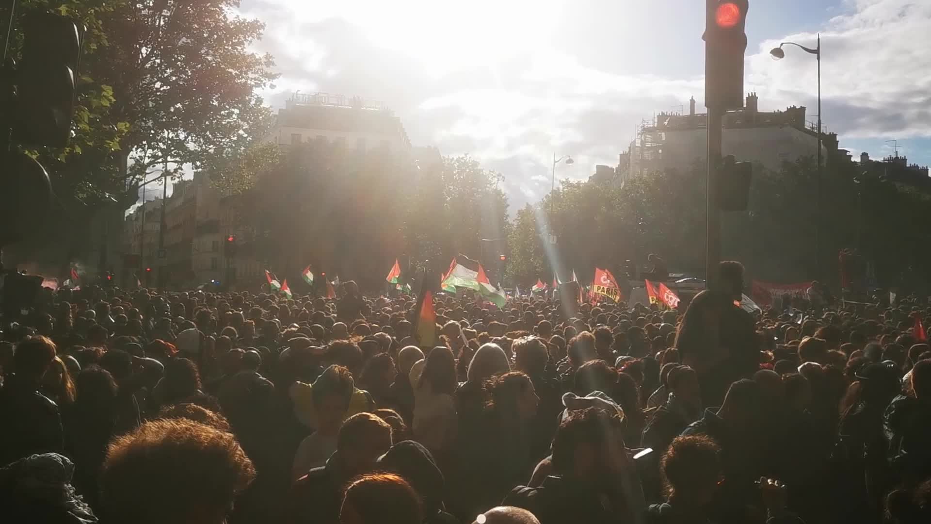 Pro Palestine Rally In Paris, France