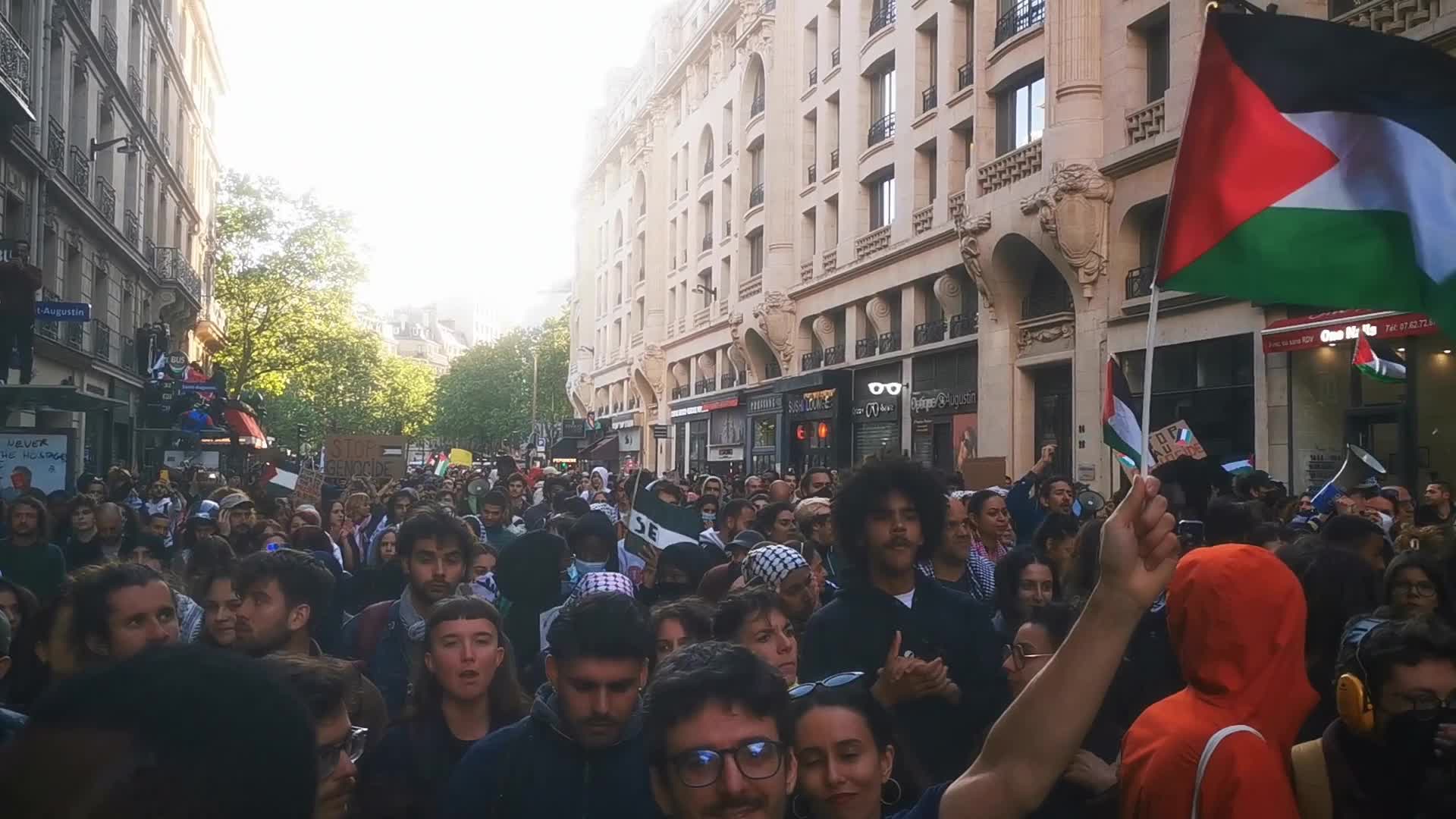 Pro Palestine Rally In Paris, France