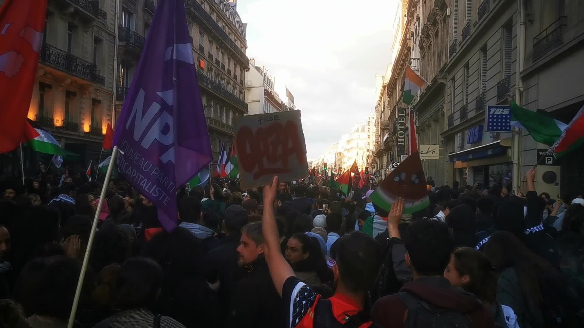 Pro Palestine Rally In Paris, France