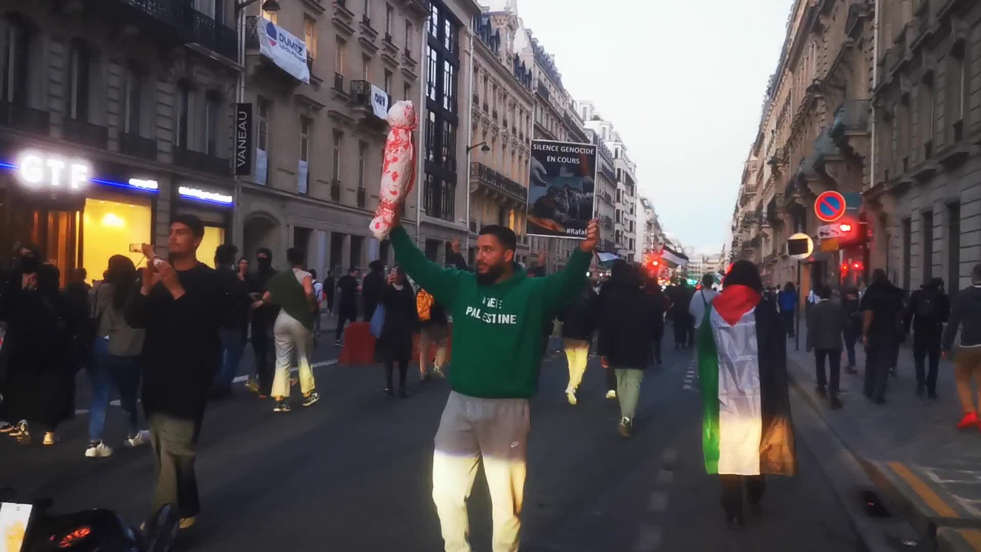 Pro Palestine Rally In Paris, France