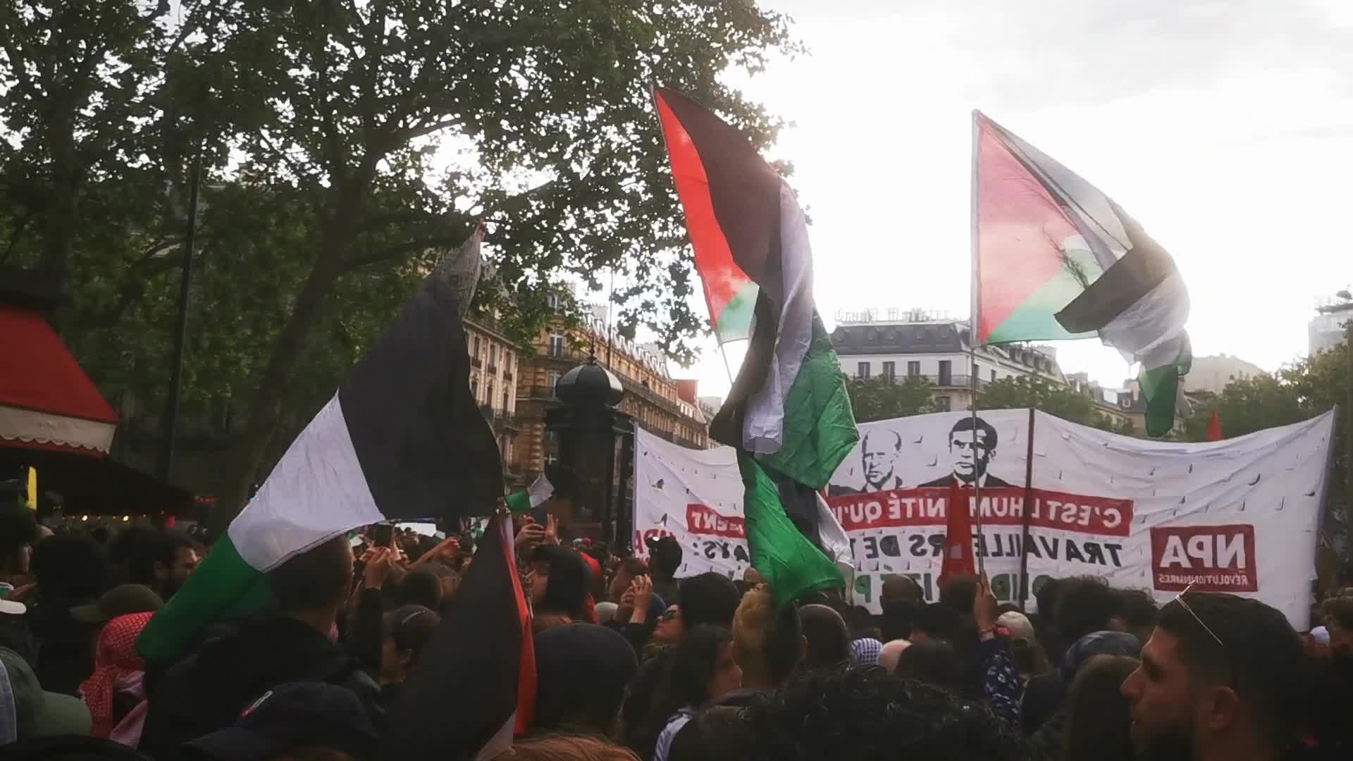 Pro Palestine Rally In Paris, France