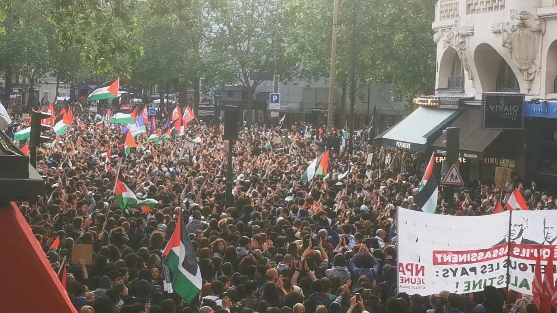 Pro Palestine Rally In Paris, France