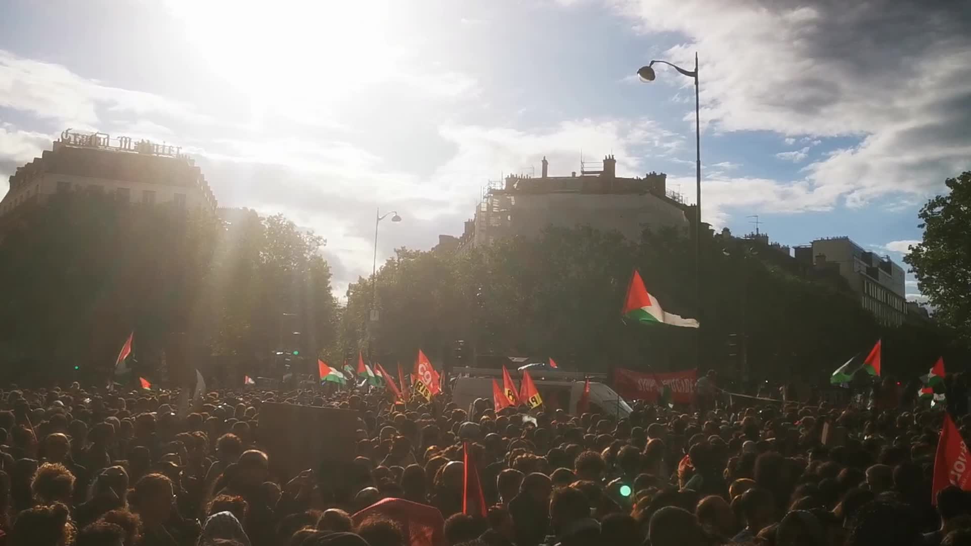 Pro Palestine Rally In Paris, France