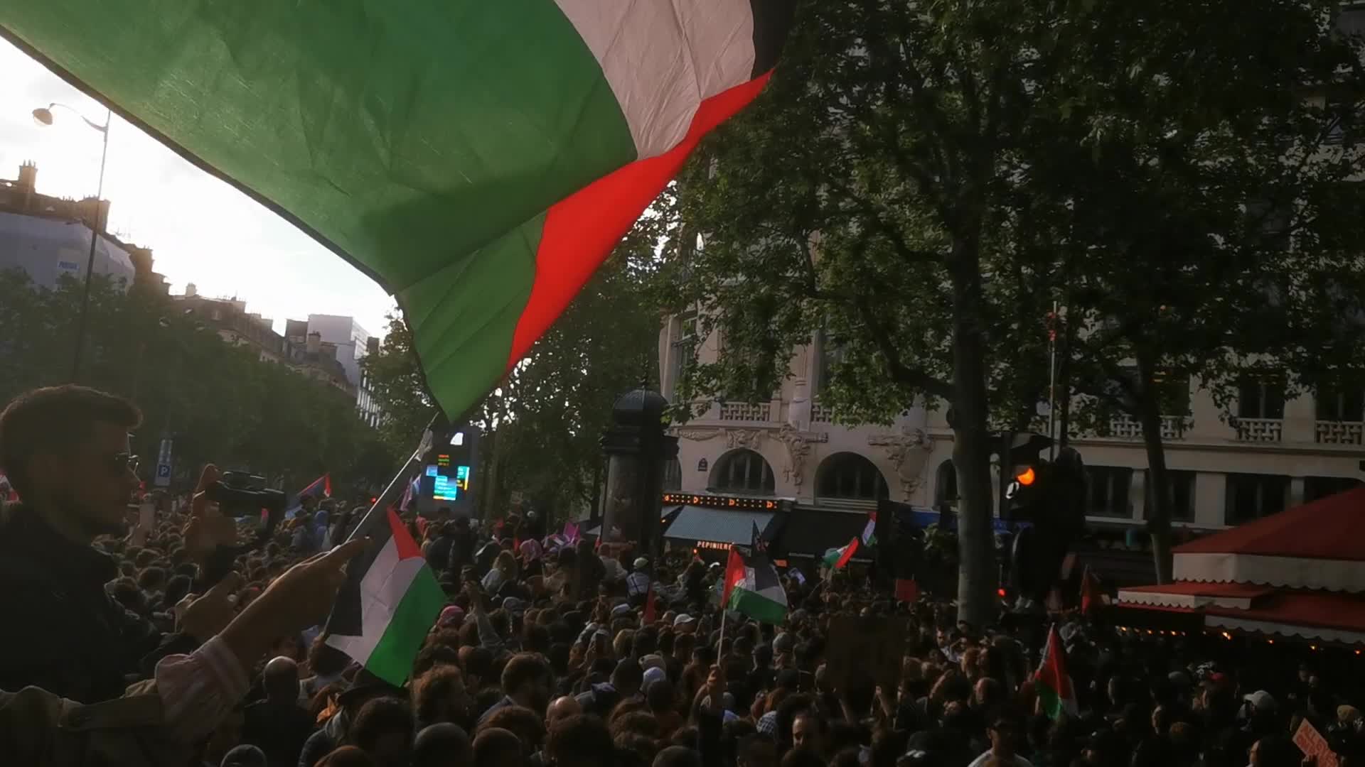 Pro Palestine Rally In Paris, France