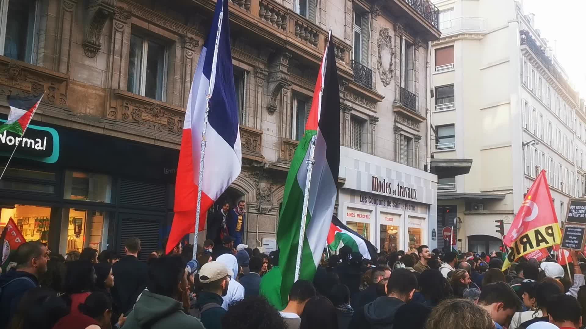 Pro Palestine Rally In Paris, France