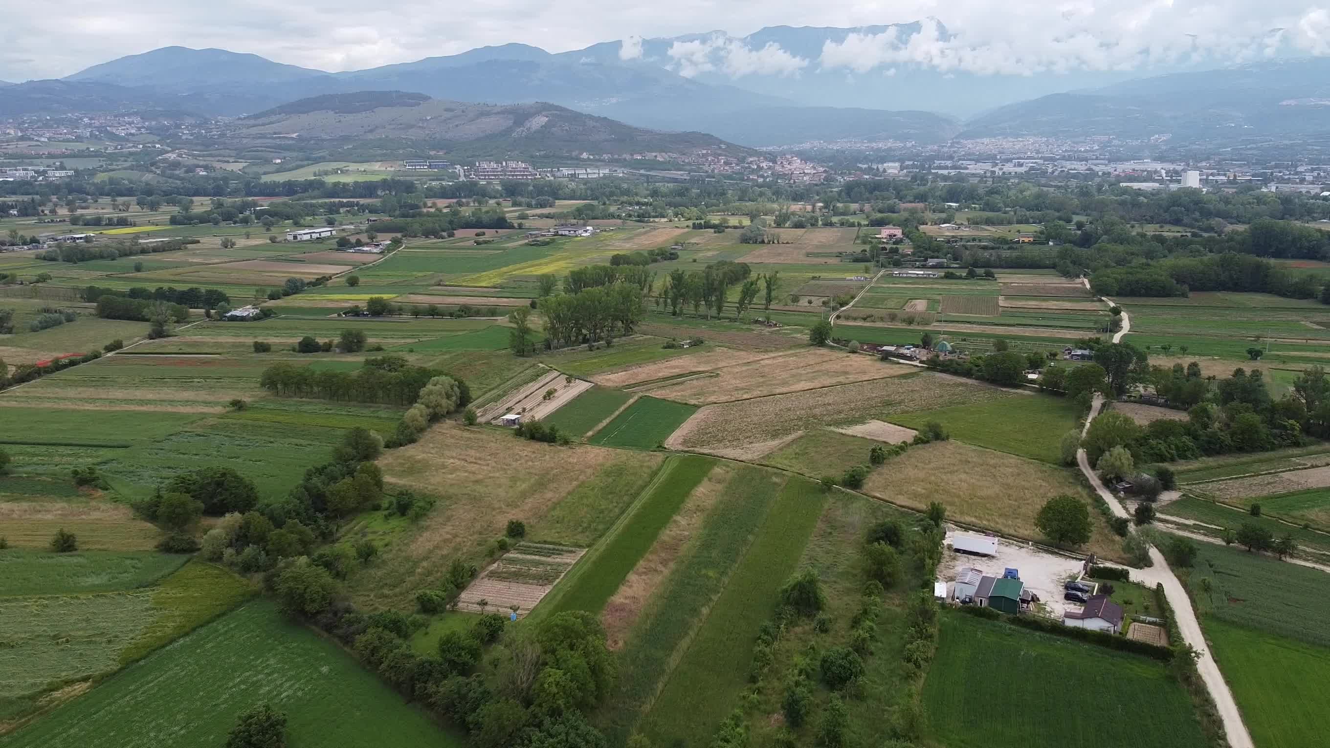 Drone View Of Antica Cattedrale di San Massimo