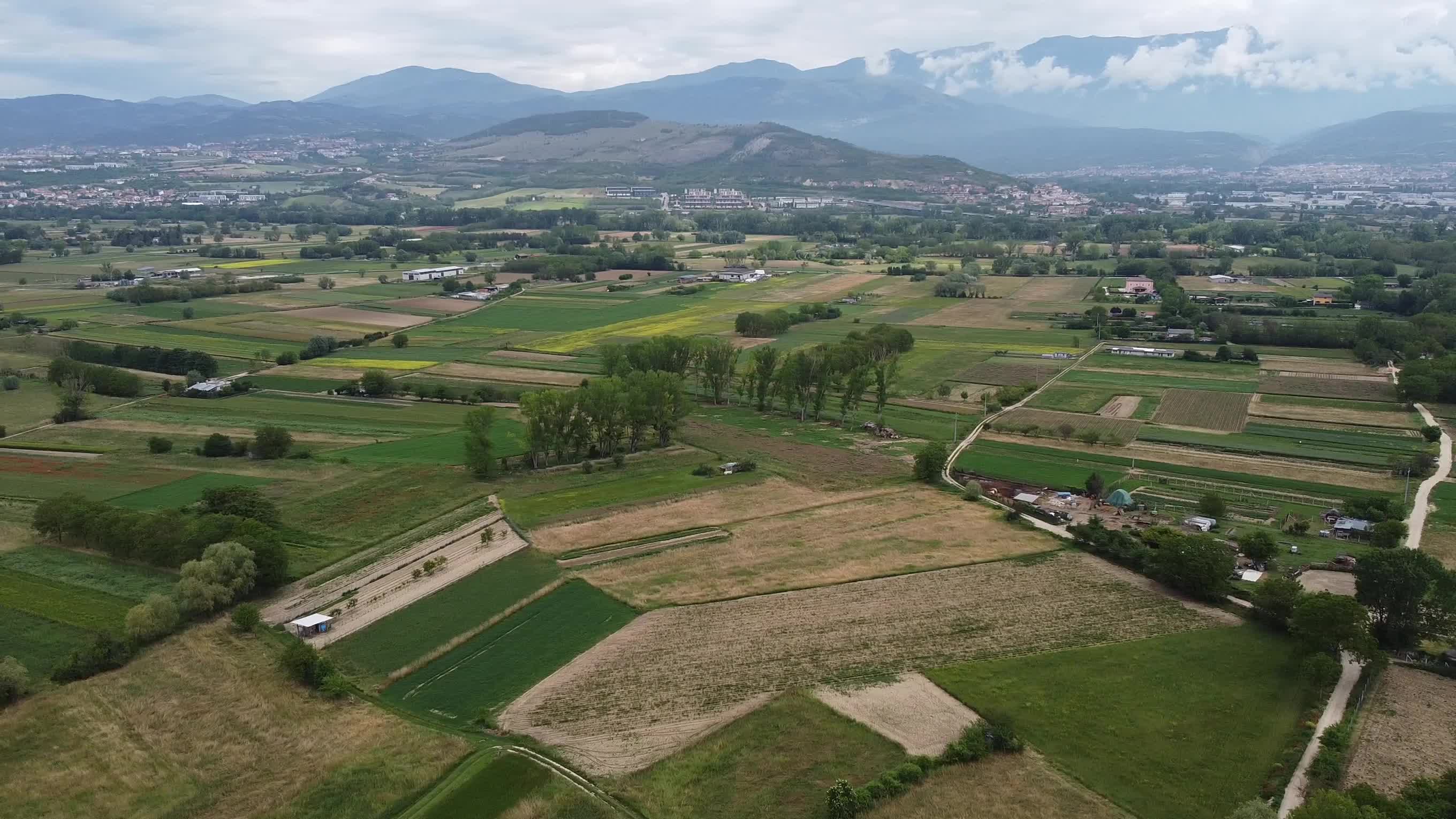 Drone View Of Antica Cattedrale di San Massimo
