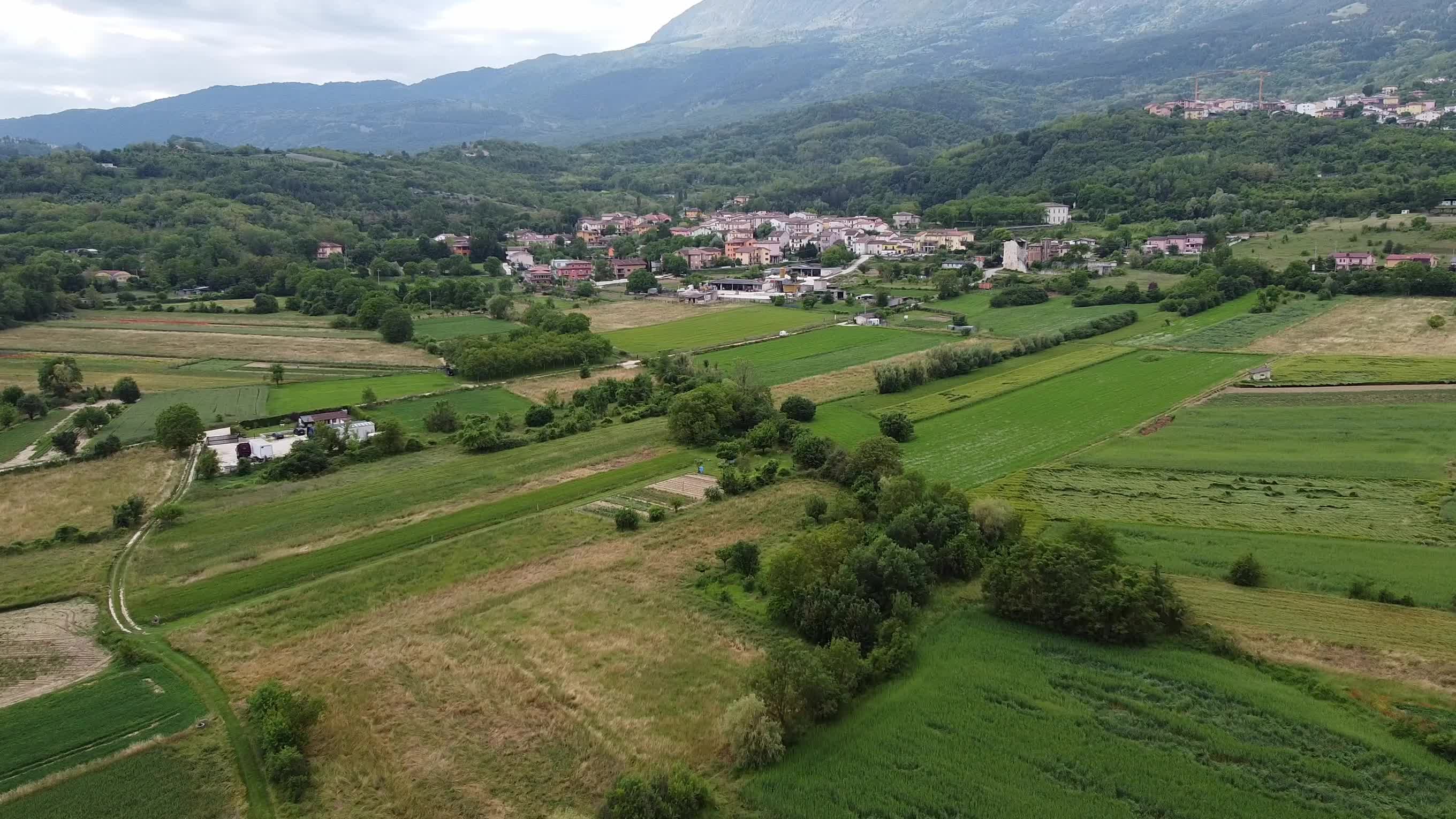 Drone View Of Antica Cattedrale di San Massimo