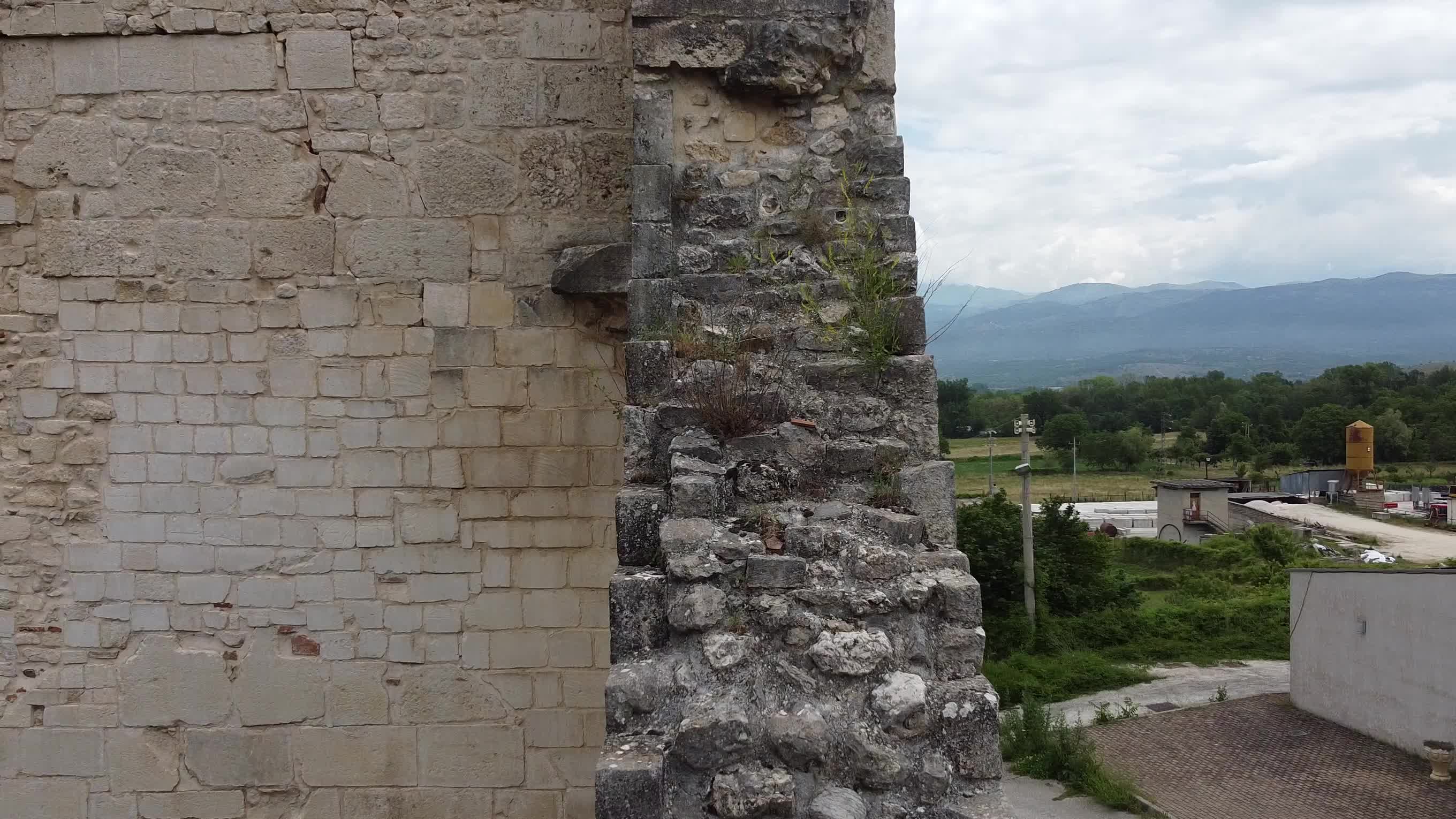 Drone View Of Antica Cattedrale di San Massimo