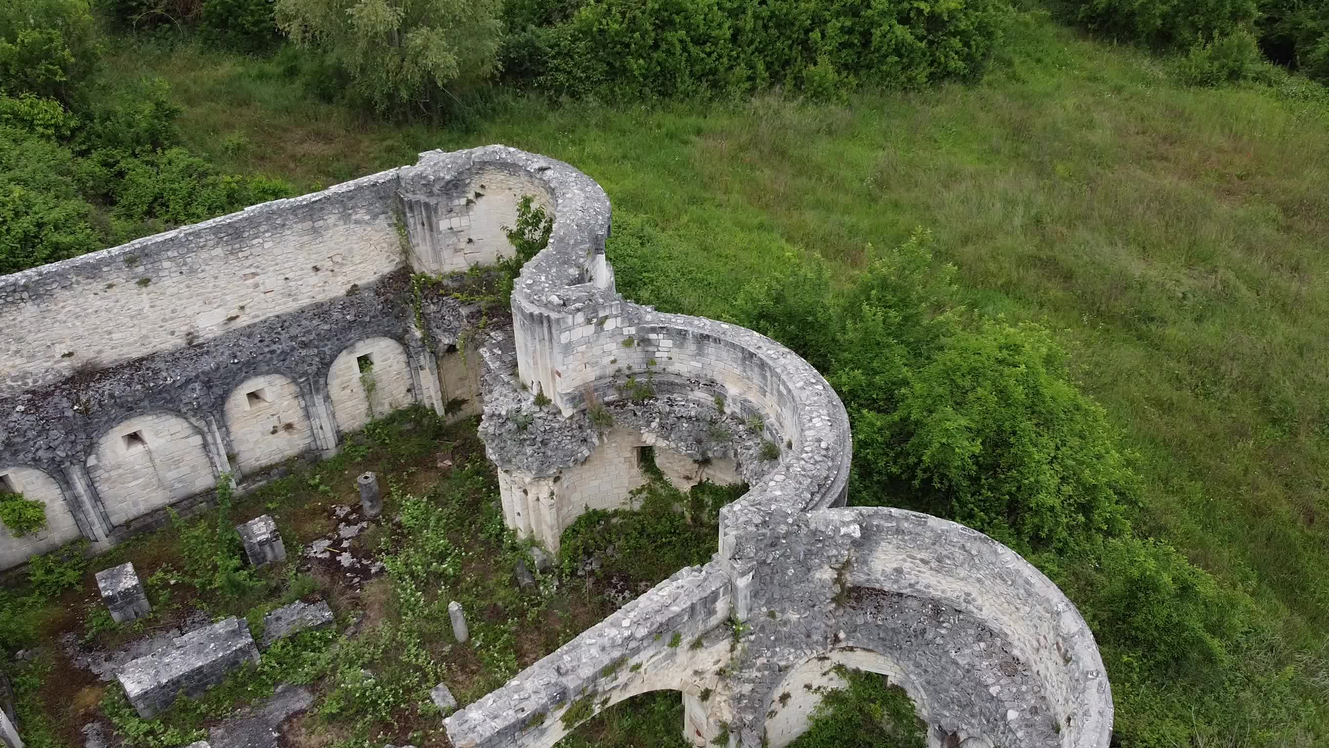Drone View Of Antica Cattedrale di San Massimo