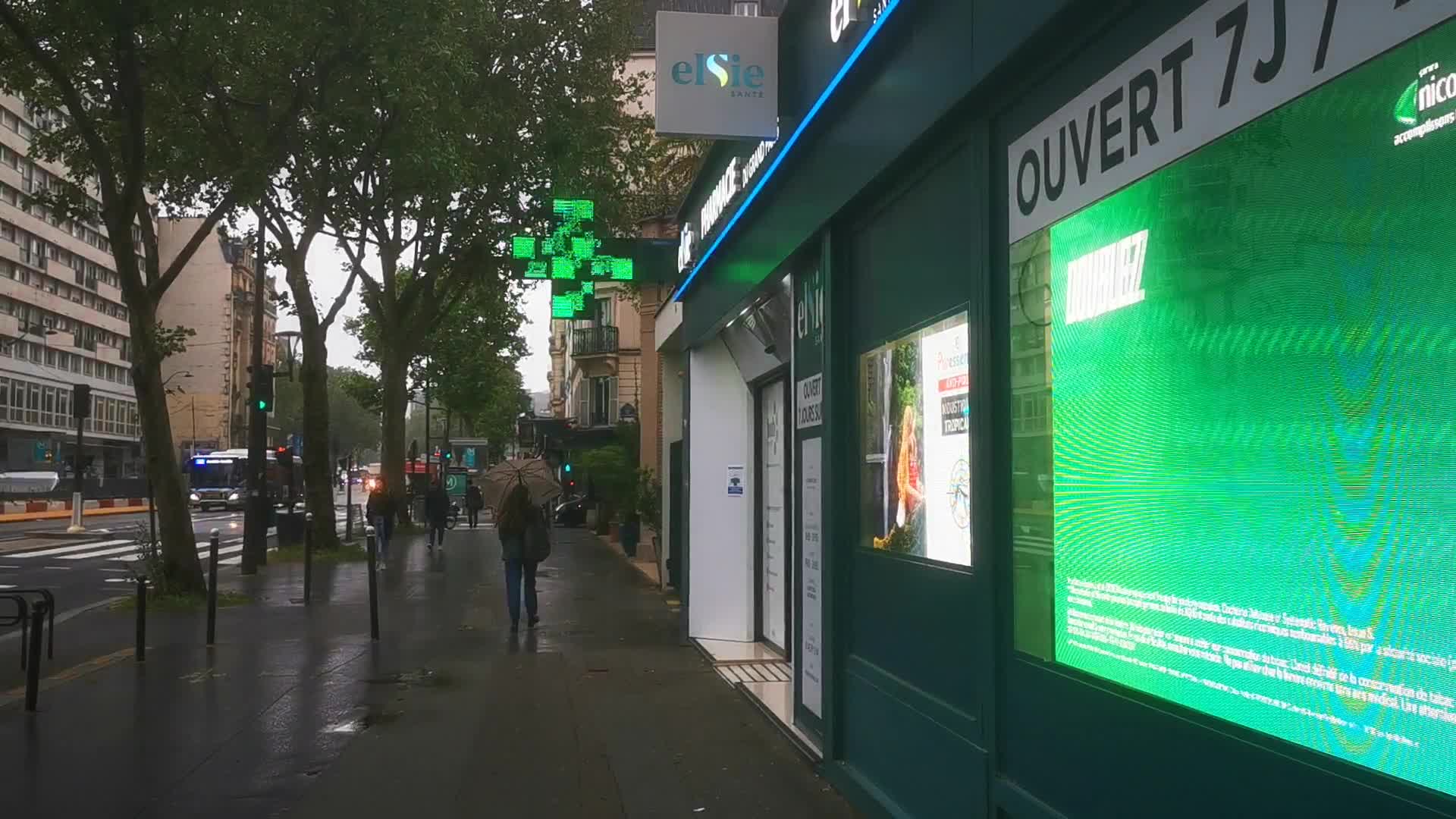 Pharmacists on strike in France