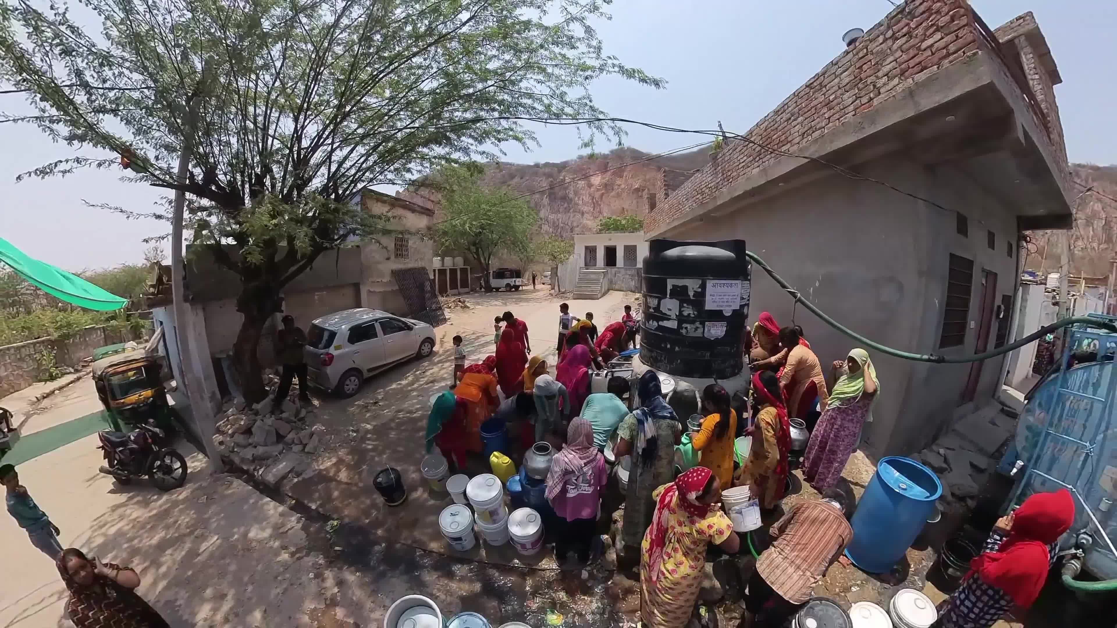 Water Crisis Amid Extreme Heat In Jaipur 