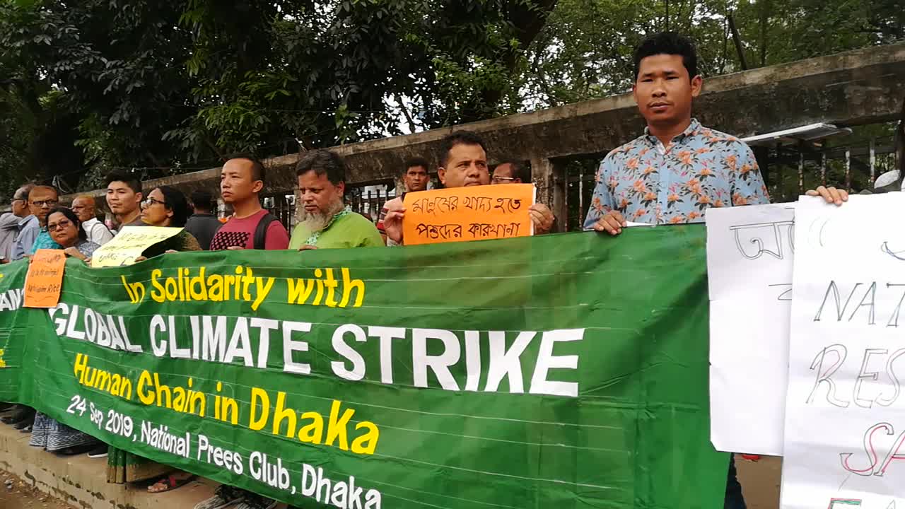 Global Climate Strike in Dhaka