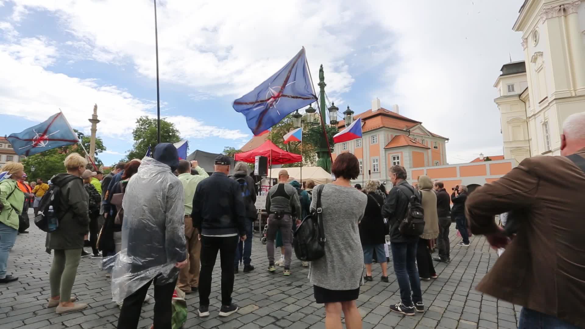 Anti-NATO demonstration in Prague