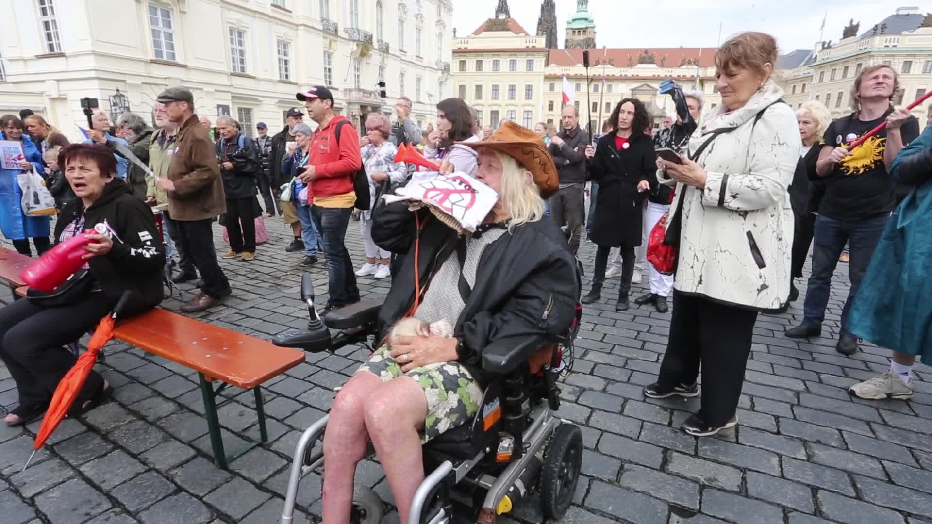 Anti-NATO demonstration in Prague