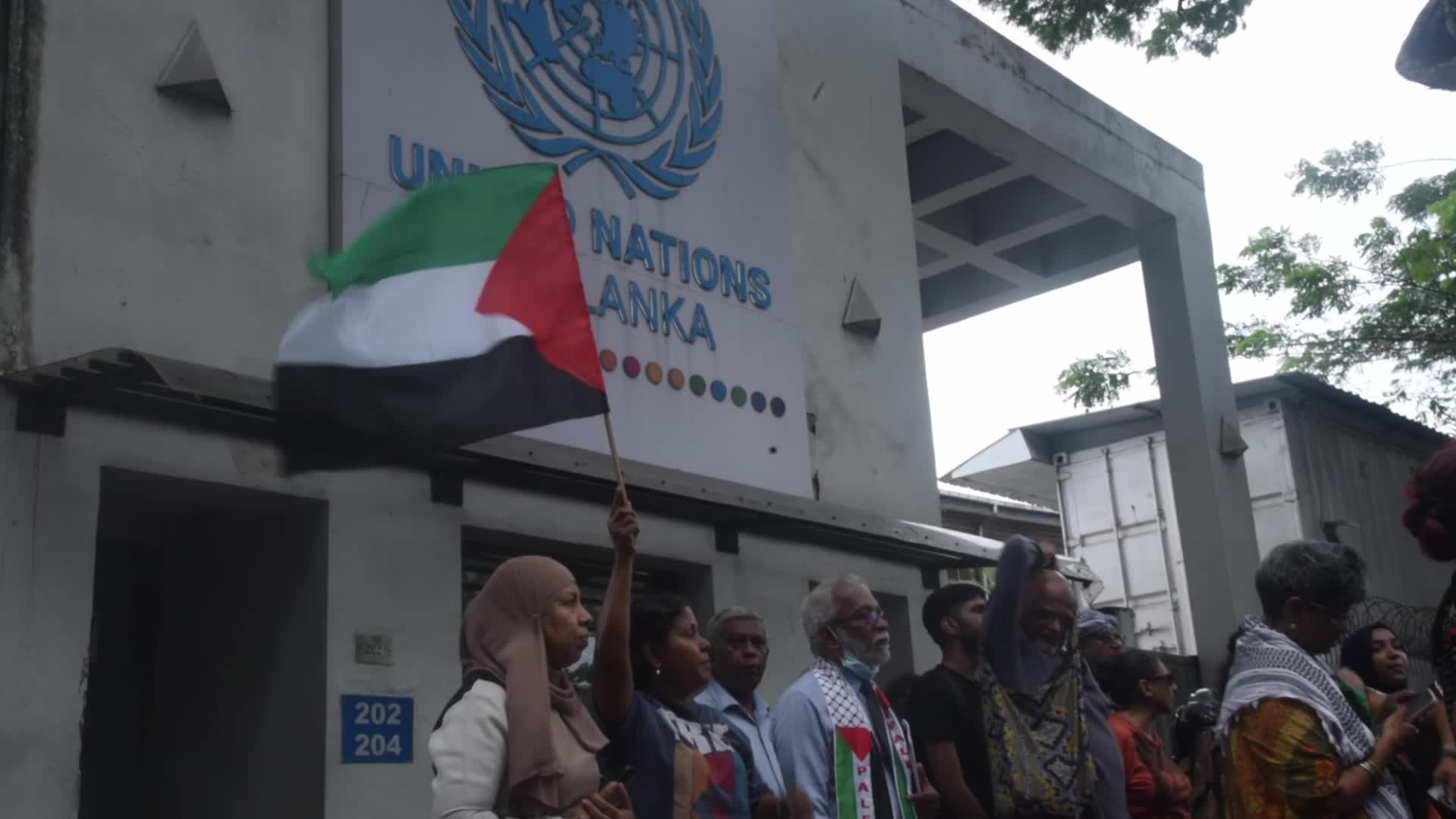 Sri Lankan Activists Protest in Solidarity with Palestine