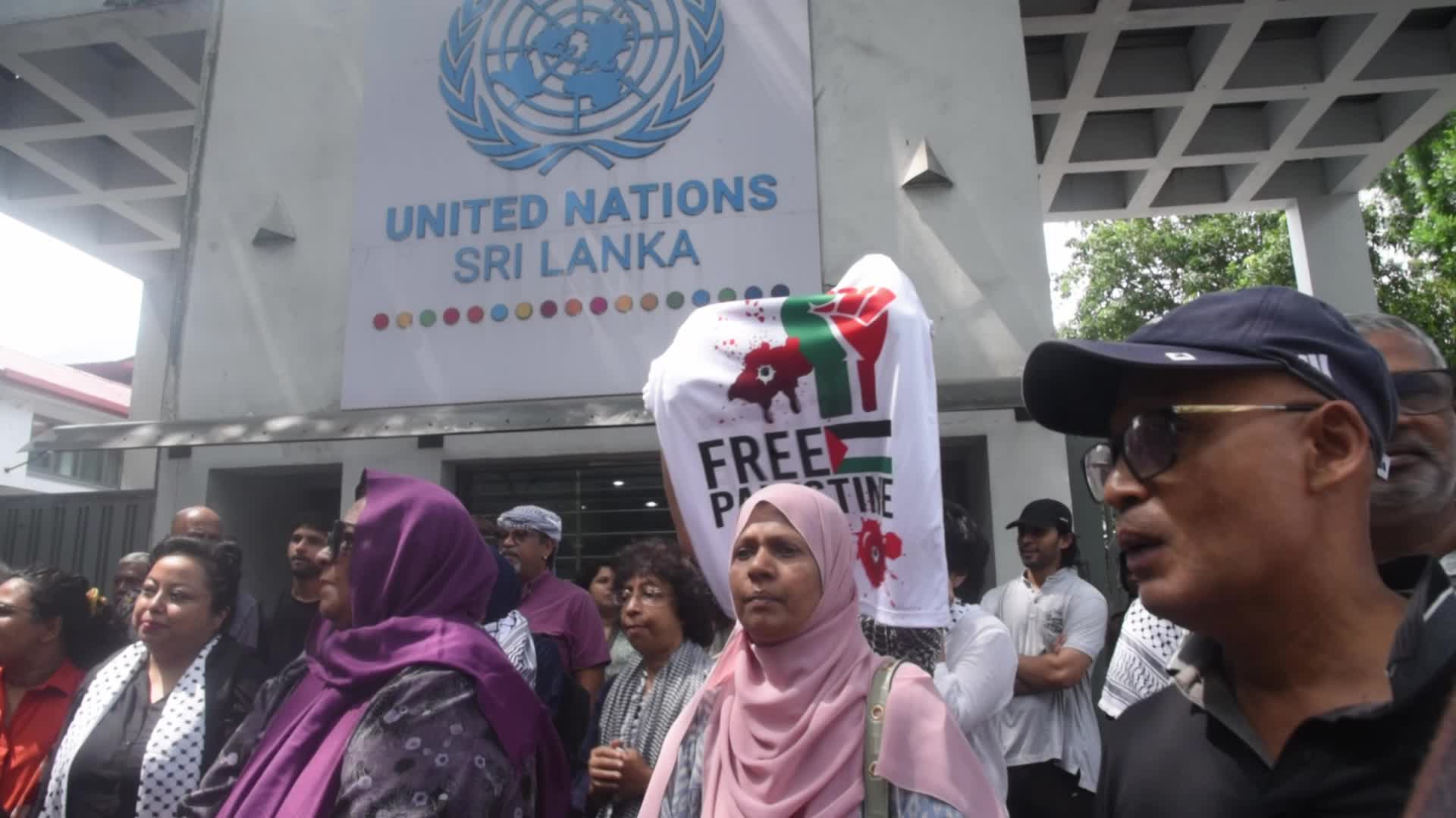 Sri Lankan Activists Protest in Solidarity with Palestine