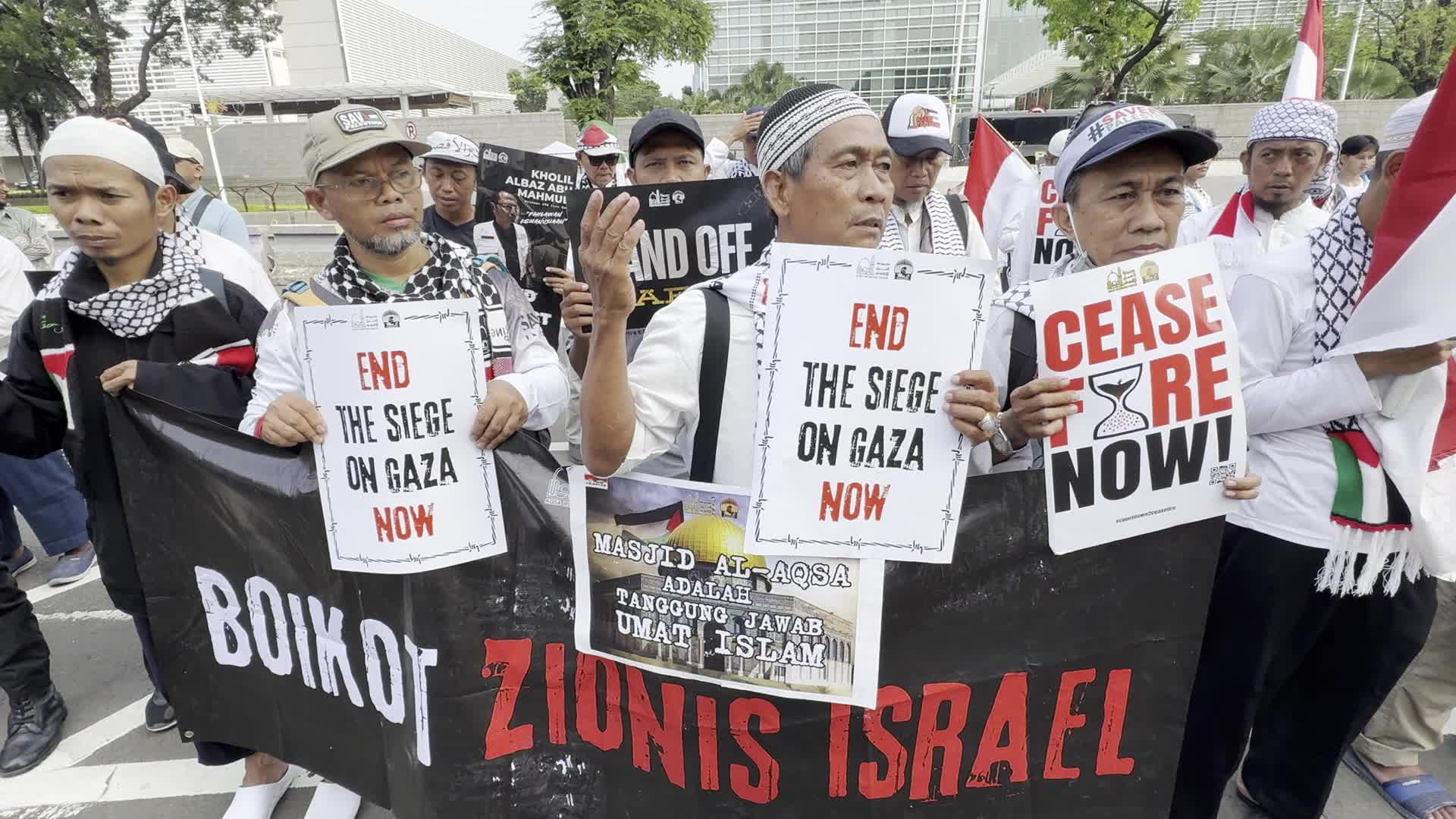 Pro Palestine Rally In Jakarta, Indonesia