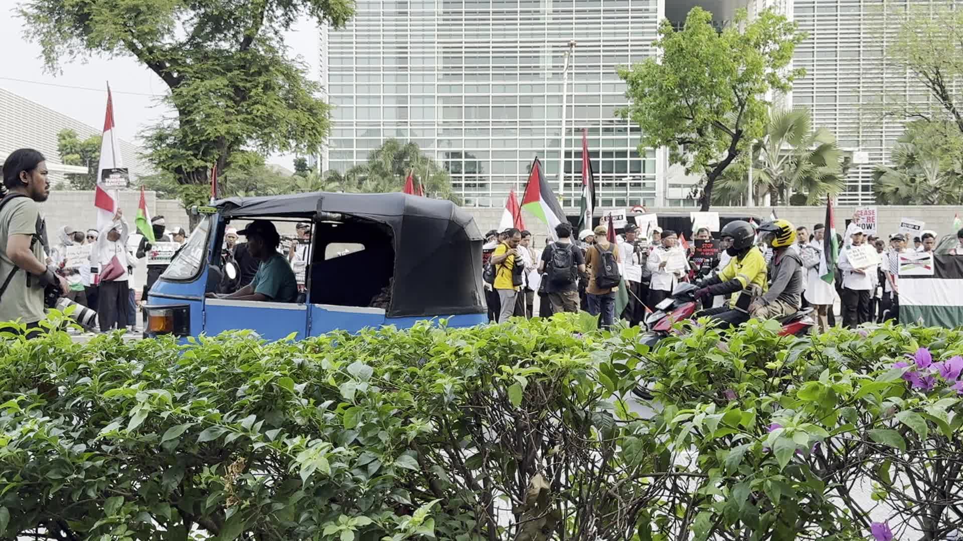 Pro Palestine Rally In Jakarta, Indonesia